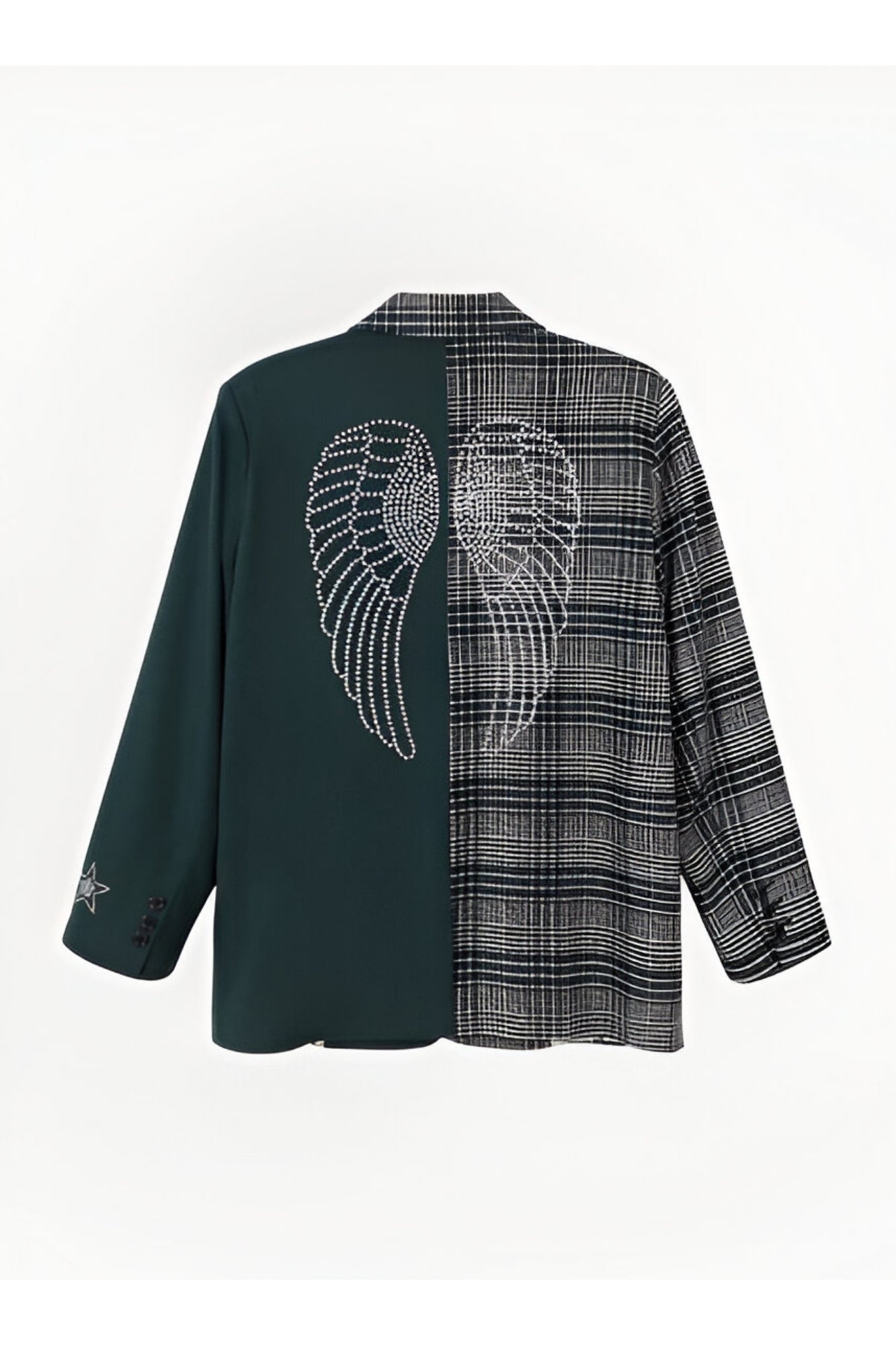 MORGAN EMERALD CHECKS JACKET