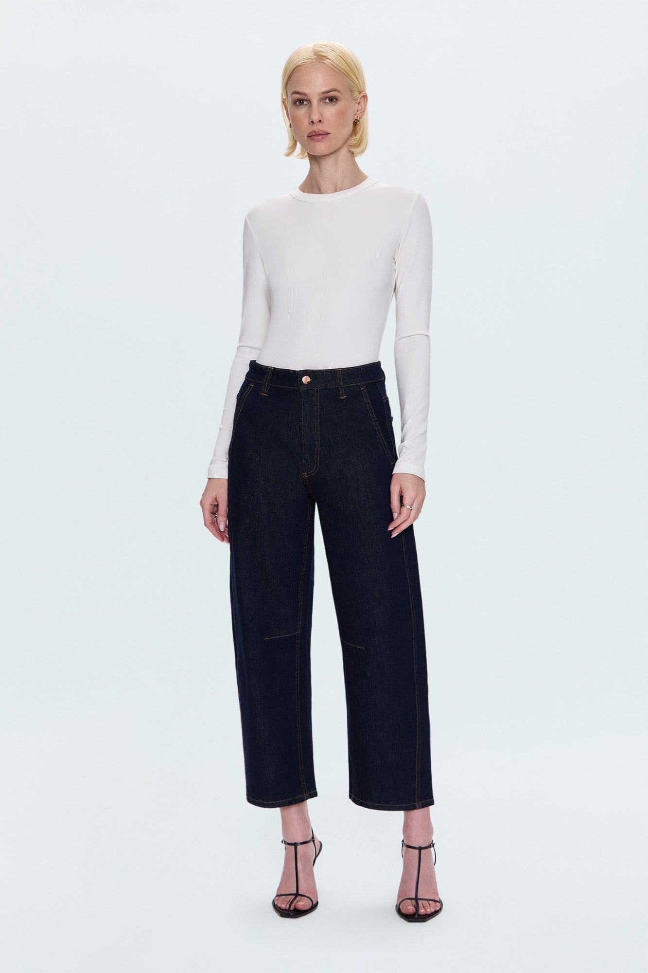 BEAU SEAMED CRESCENT NIGHTFALL RAW JEAN