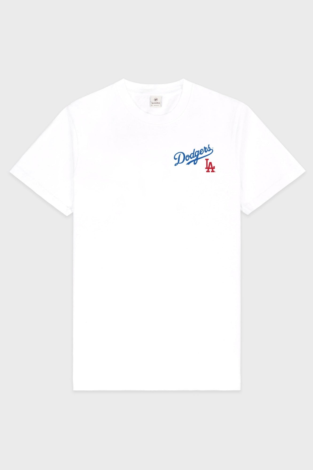 DODGERS SERIF WHITE T-SHIRT