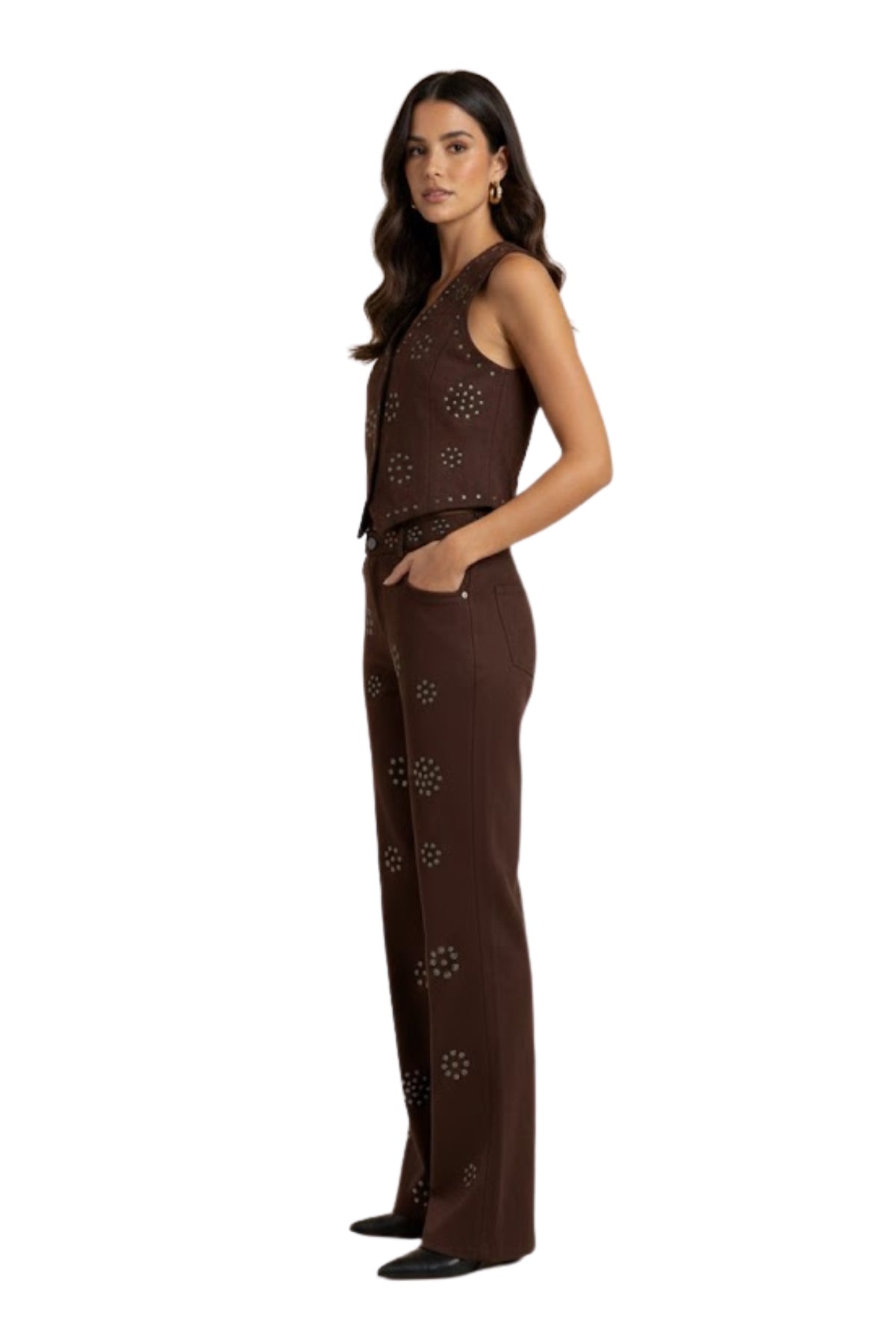 SUEDE BROWN SET