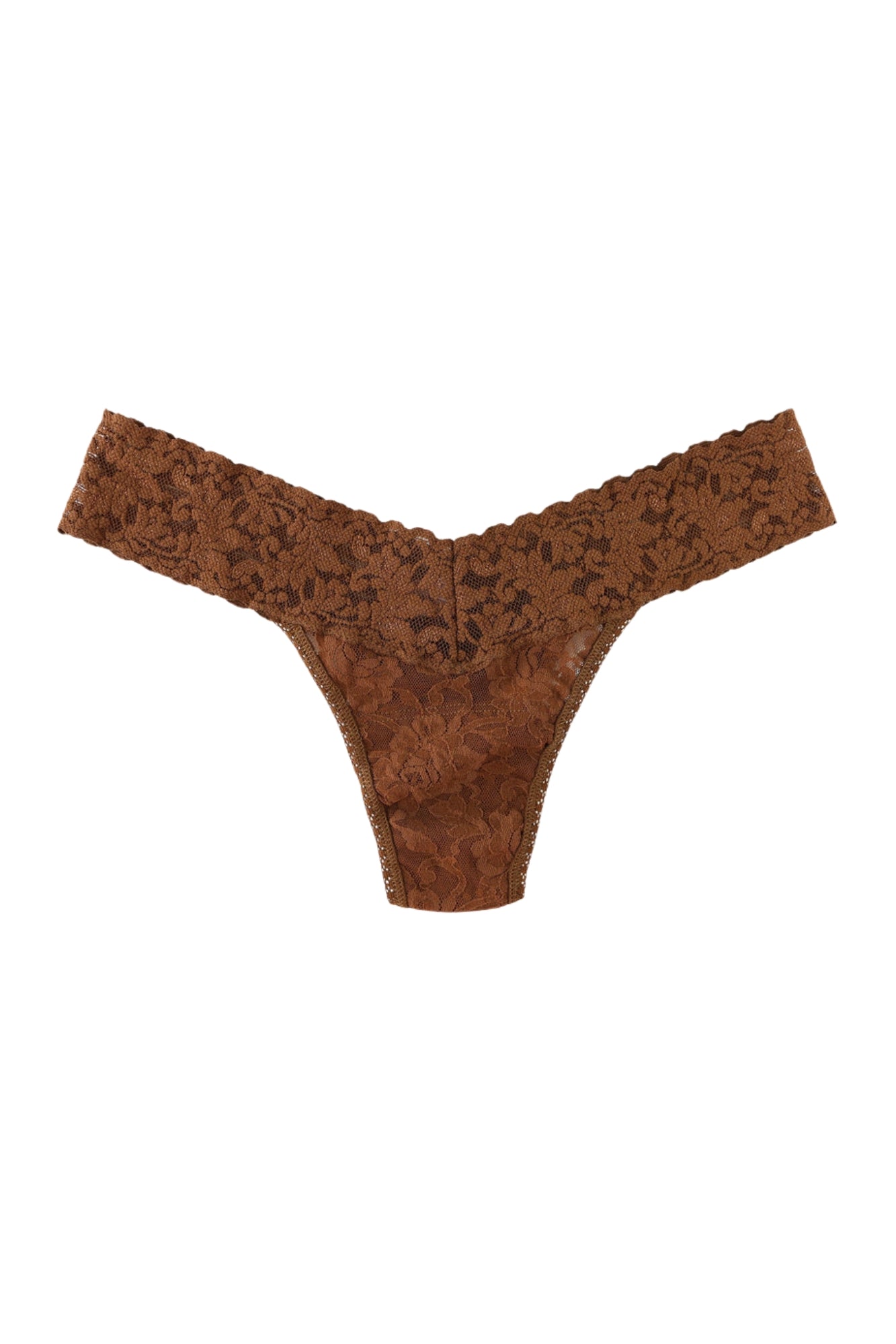 MACCHIATO SIGNATURE LACE LOWRISE THONG WRAPPED