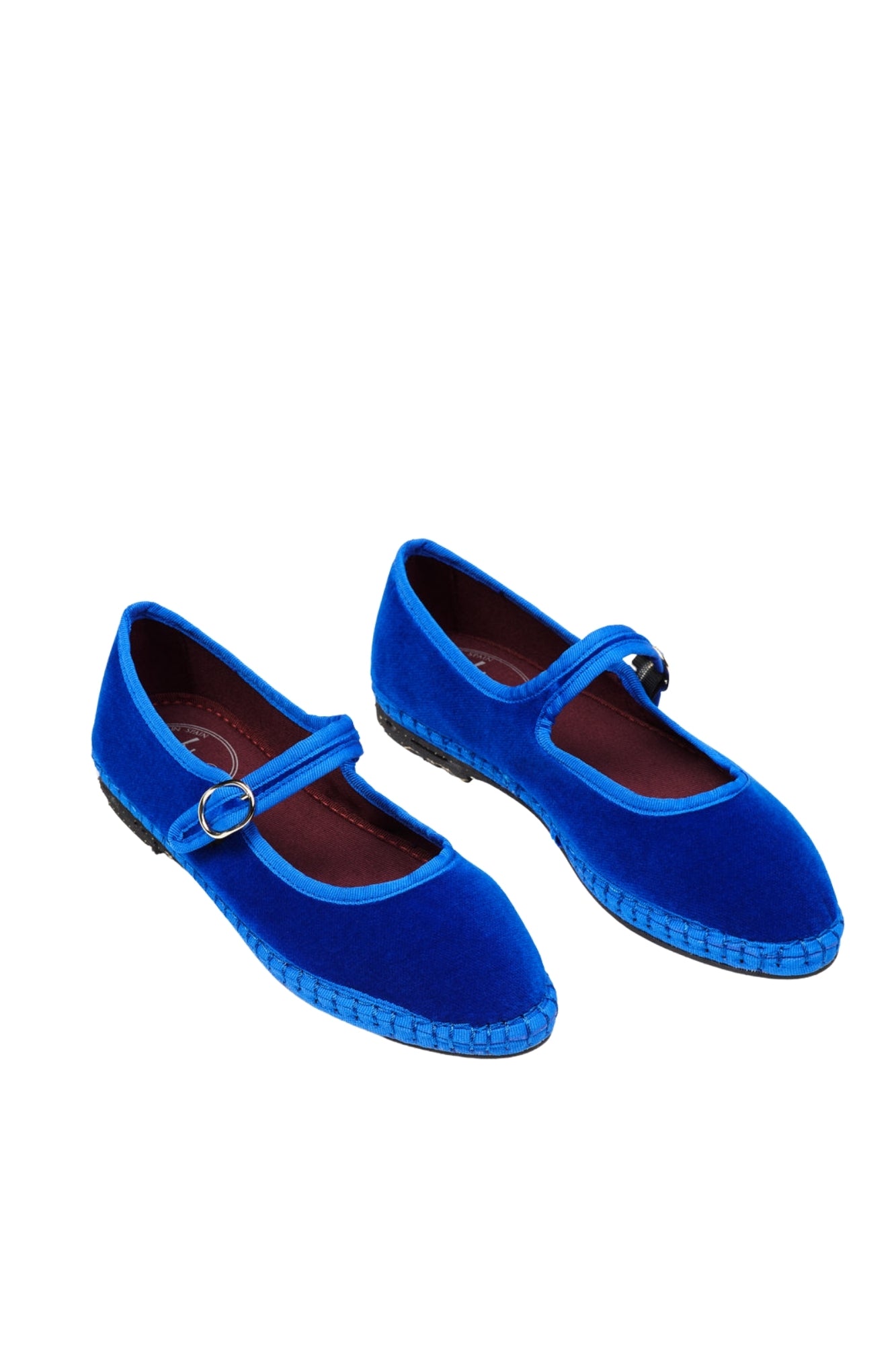 OE-MARY JANE BLUE VELVET