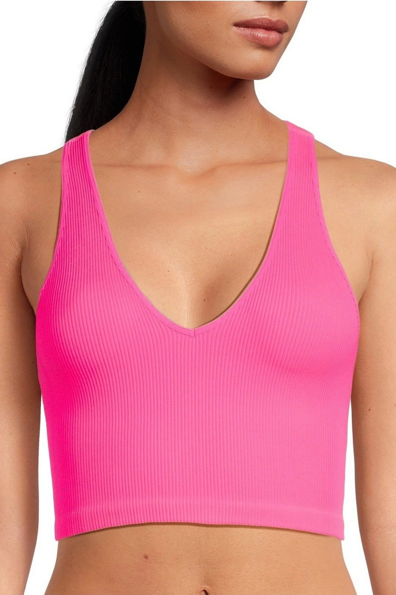 FREE THROW CROP IN TROPICAL PINK