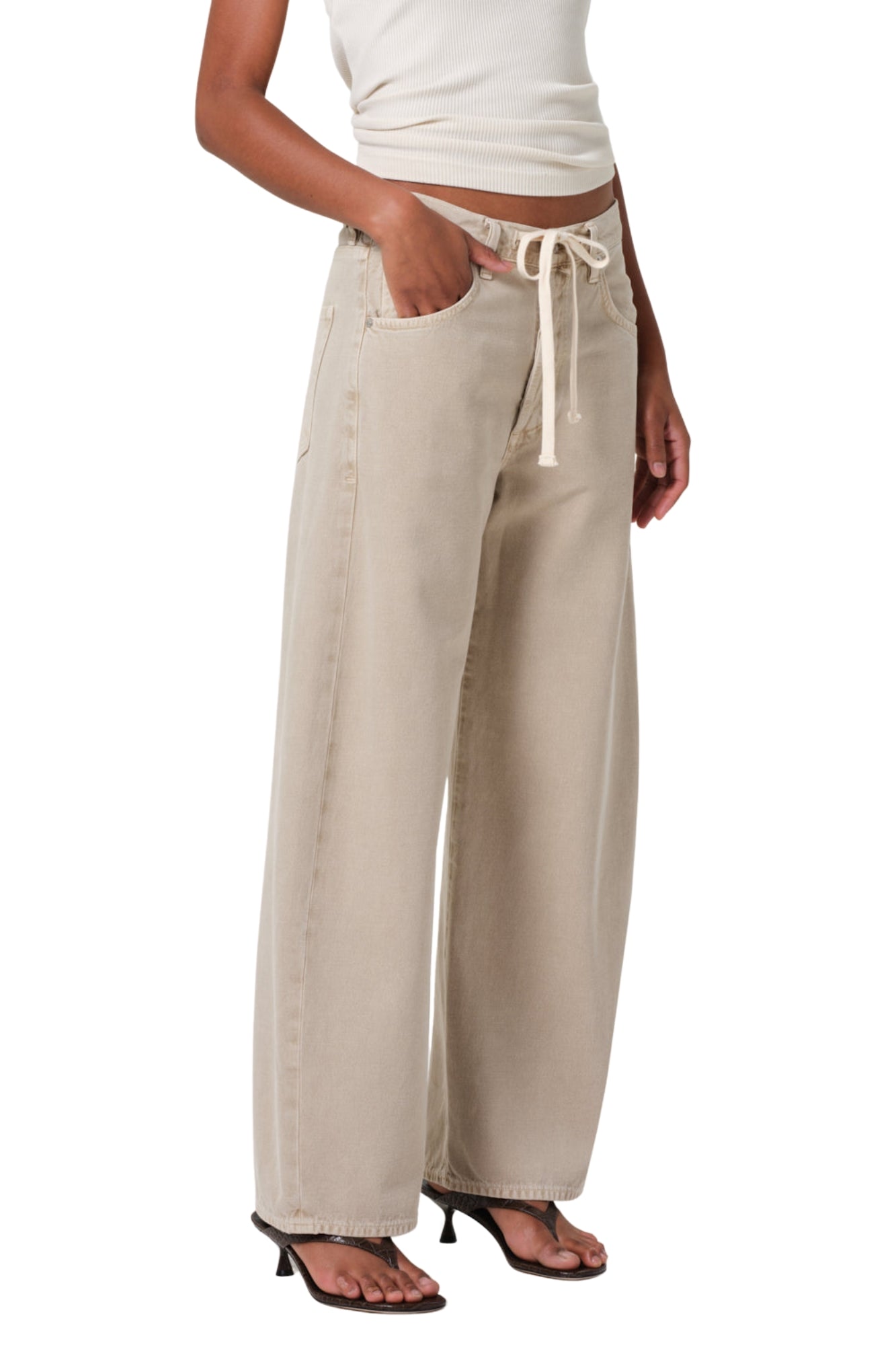 BRYNN TROUSER IN BURNISHED QUARTZ