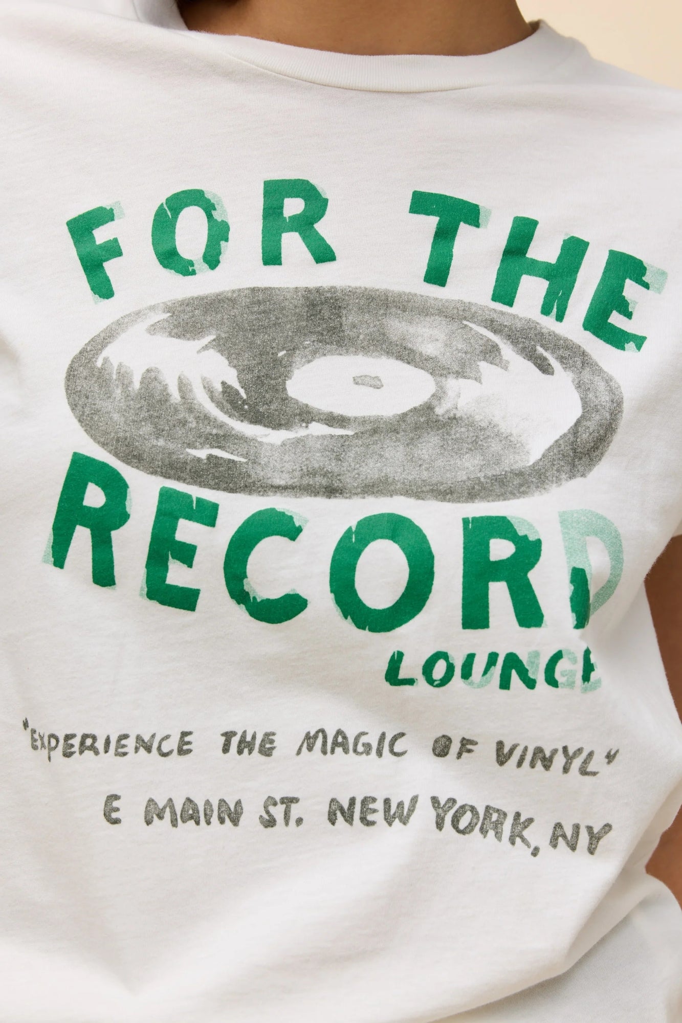 FOR THE RECORD SOLO TEE