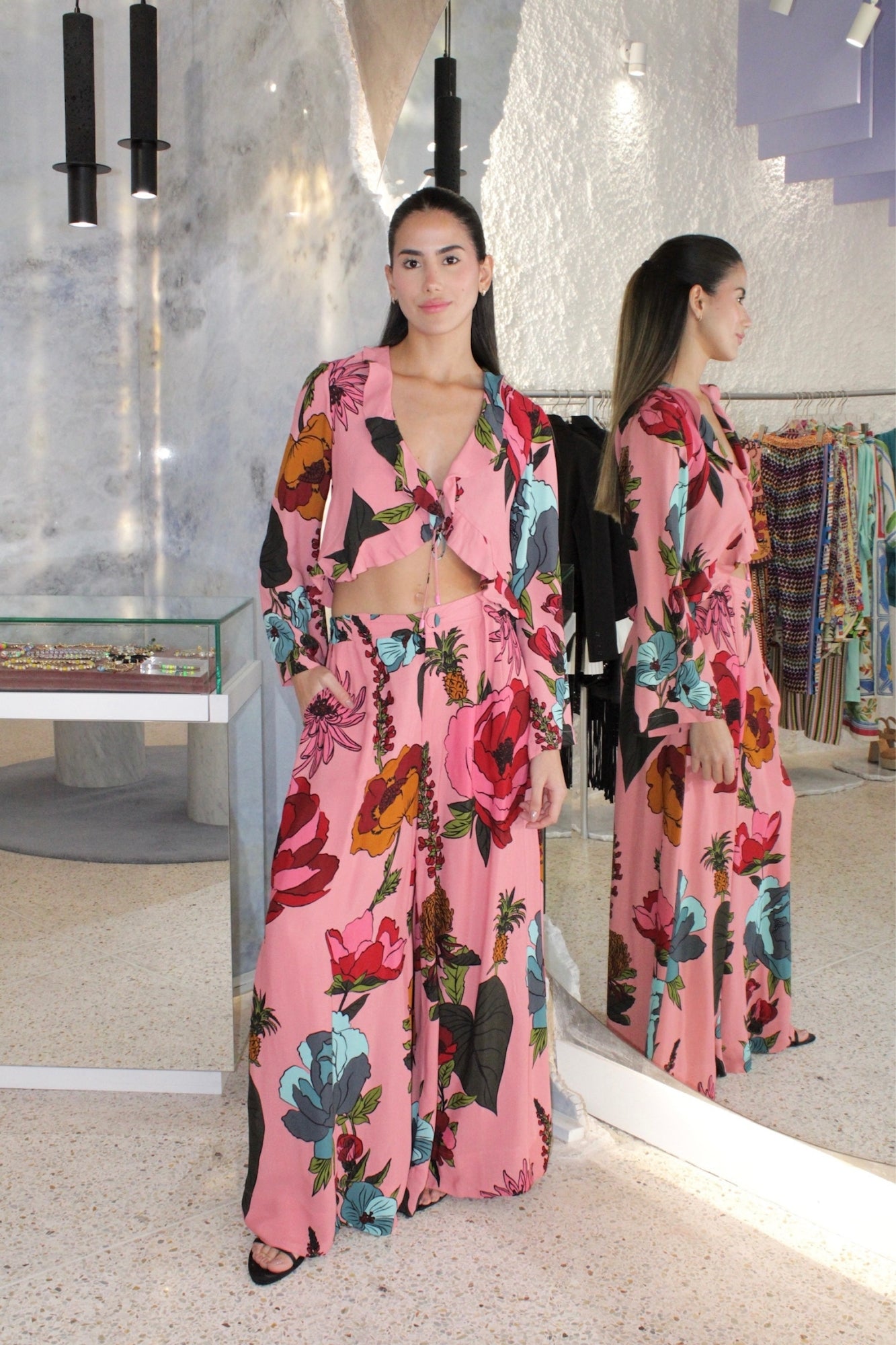 ROSA BRUMA FLORAL SET
