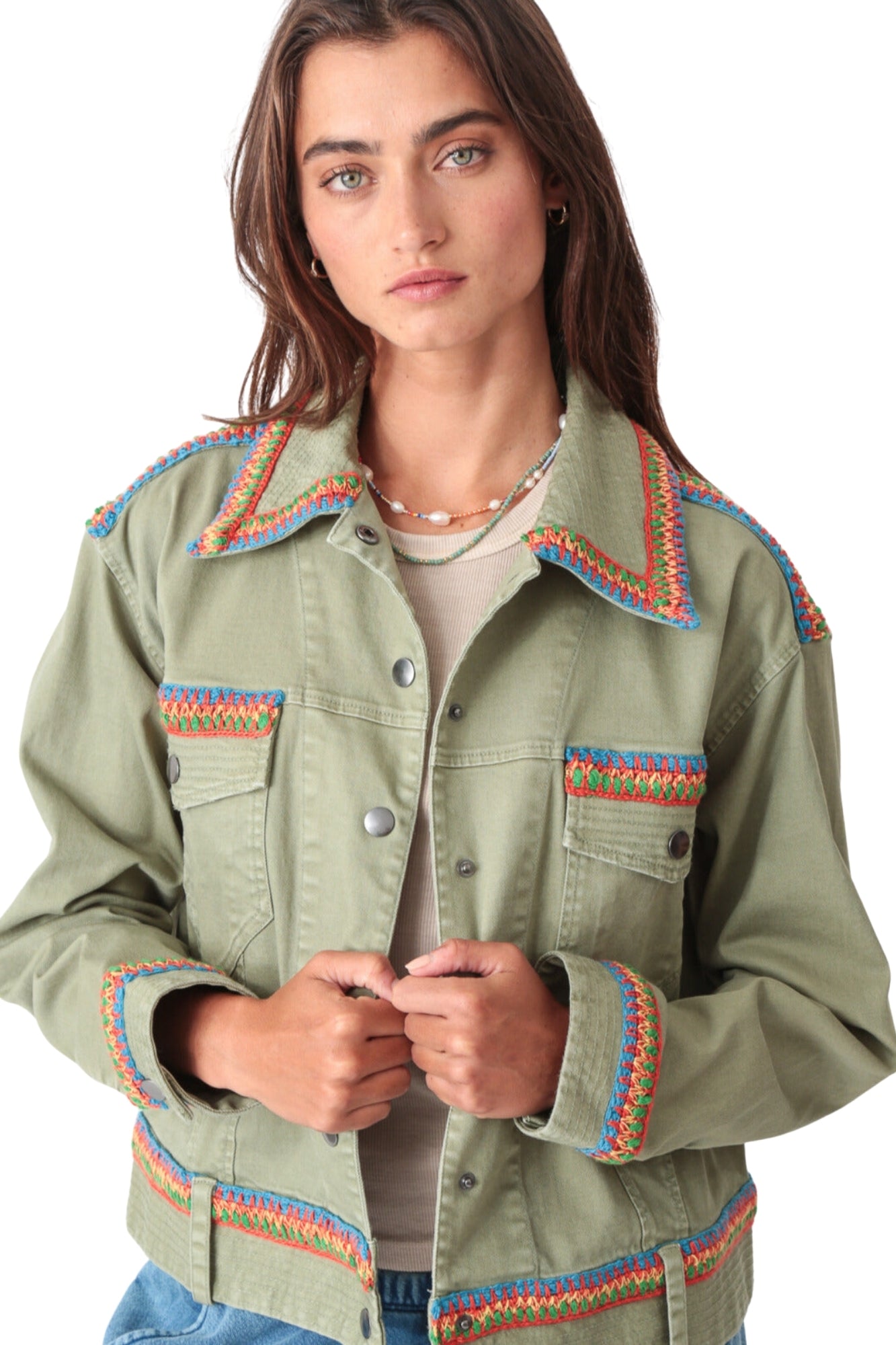 DECKLYN JACKET EMBROIDERY CANTEEN