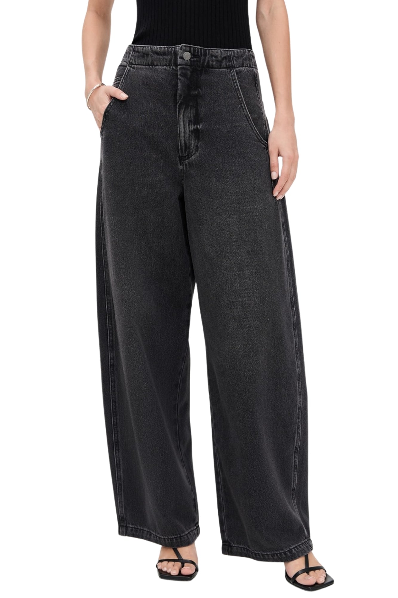 LOTTIE HIGH RISE RELAXED BOWED LEG ZEN