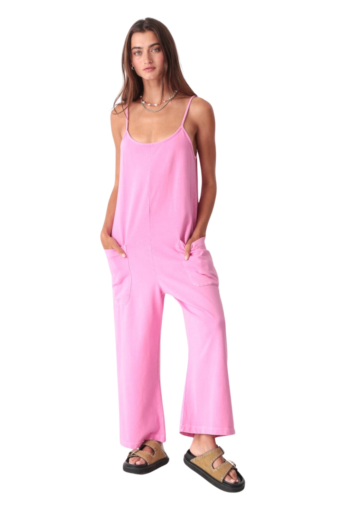 NINA JUMPSUIT BUBBLEGUM