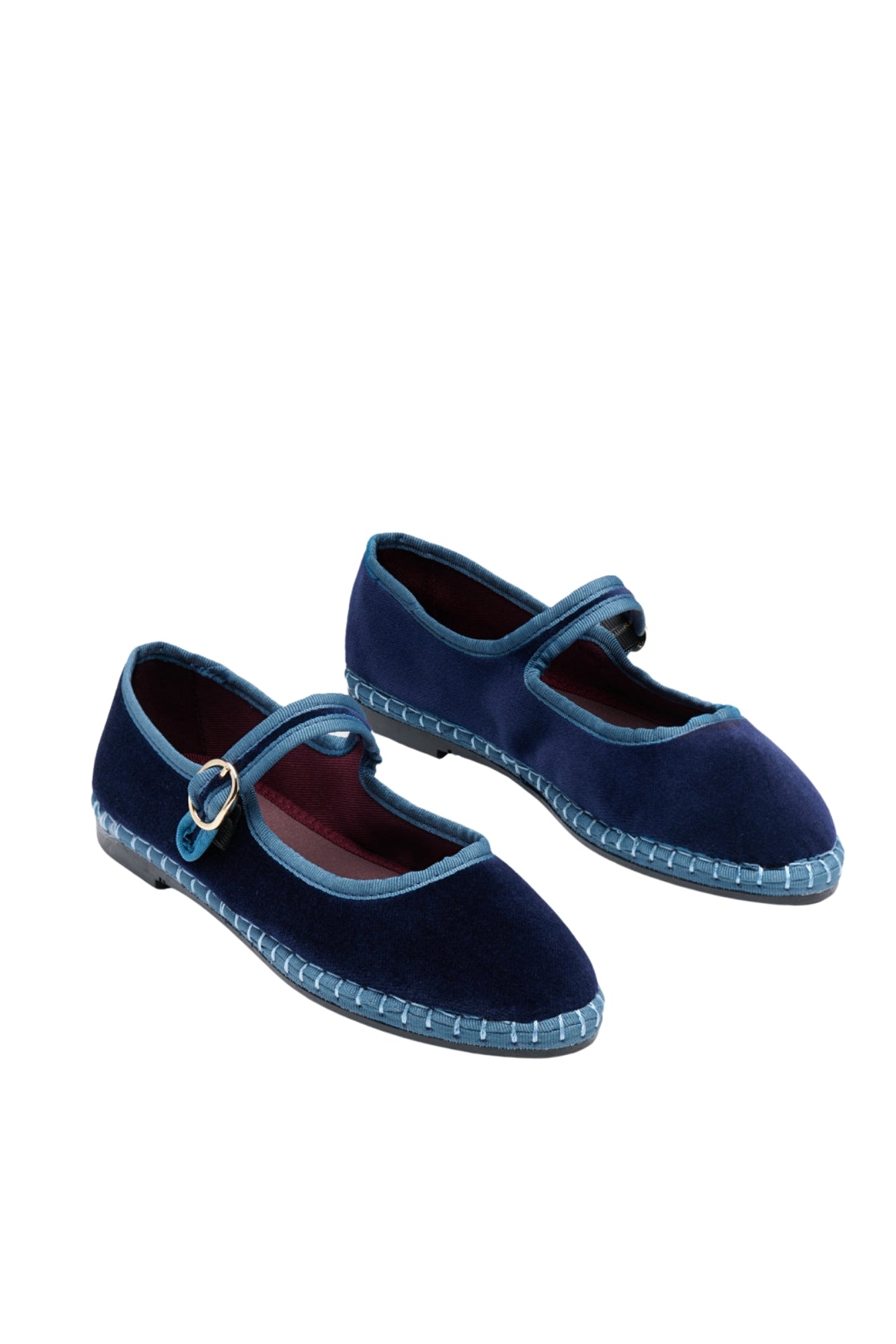 MONTAGUE MARY JANE BLUE VELVET