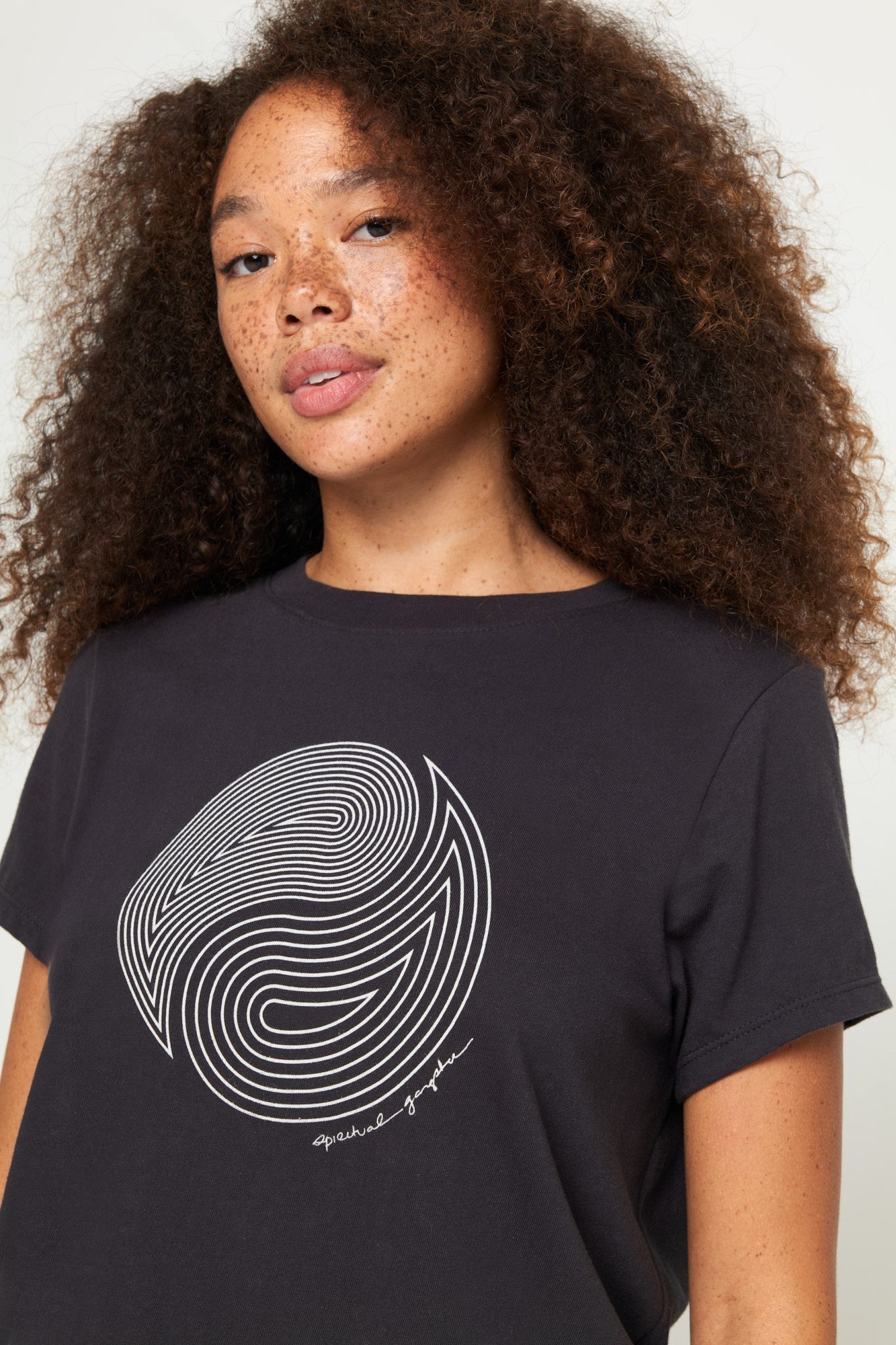 NEW WAVE LILA SS VINTAGE BLACK TEE