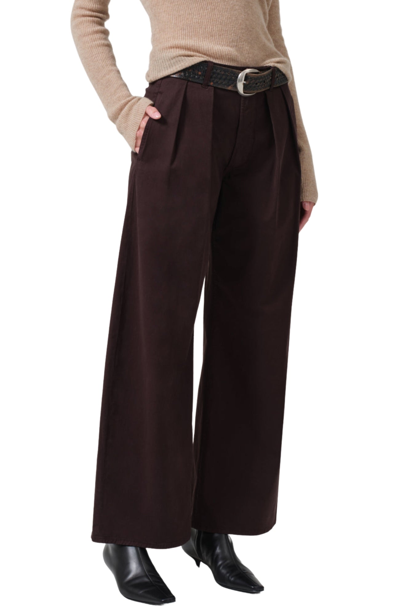 PETRA PLEATED CLOVE TROUSER