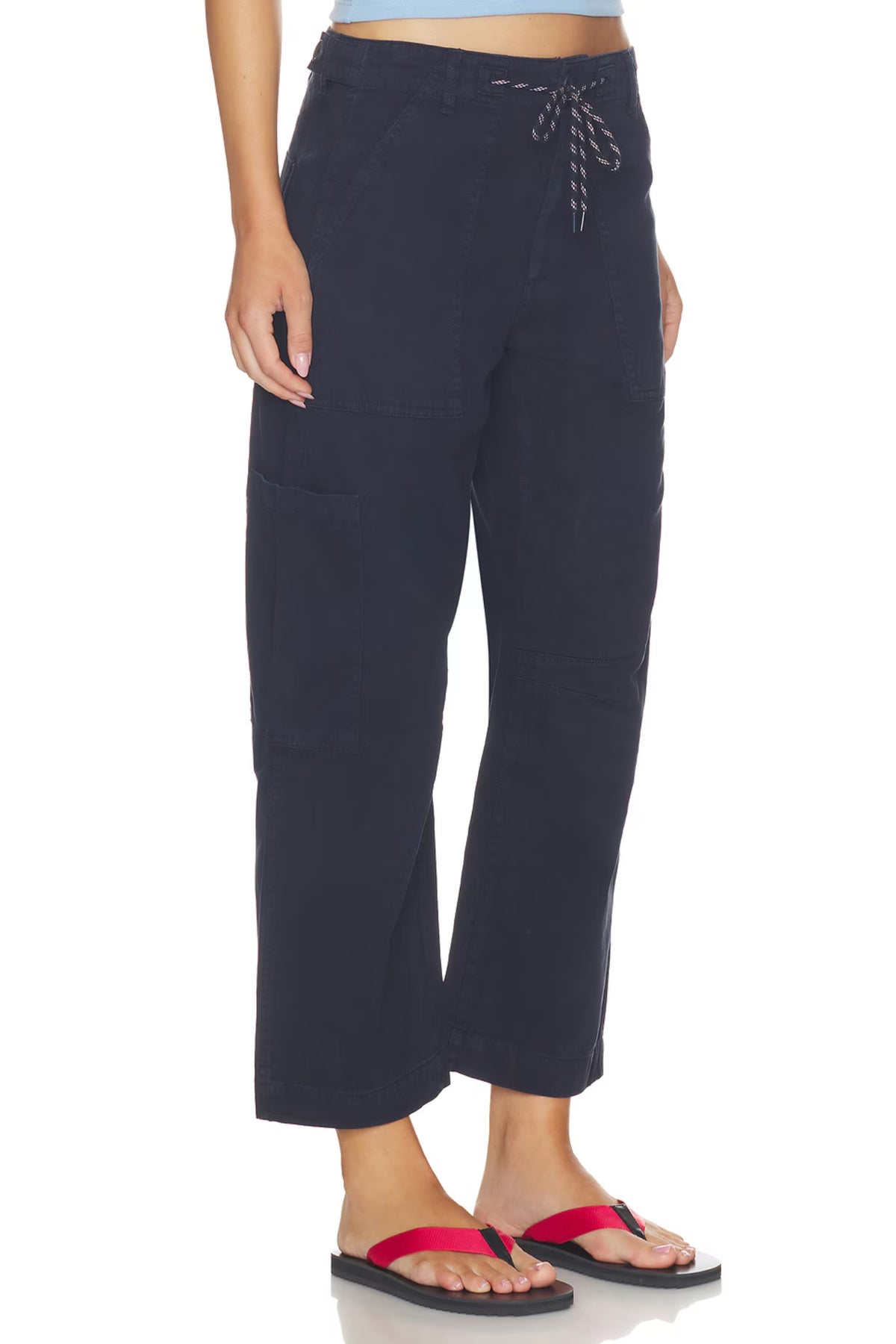 SABRINA CURVED UTILITY PANTS IN NAUTICAL