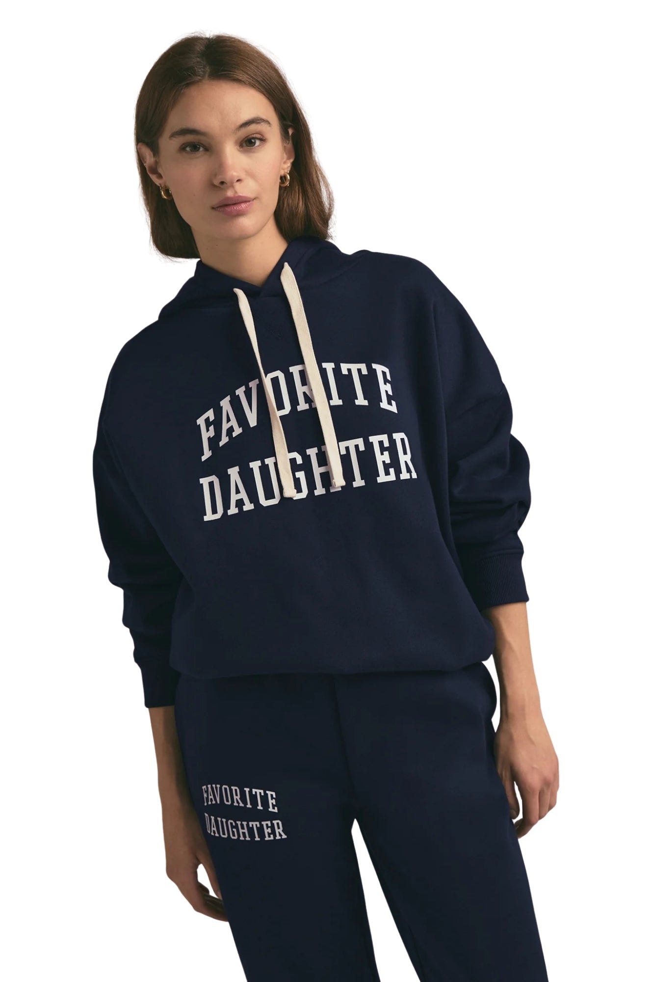 THE COLLEAGIATE NAVY HOODIE