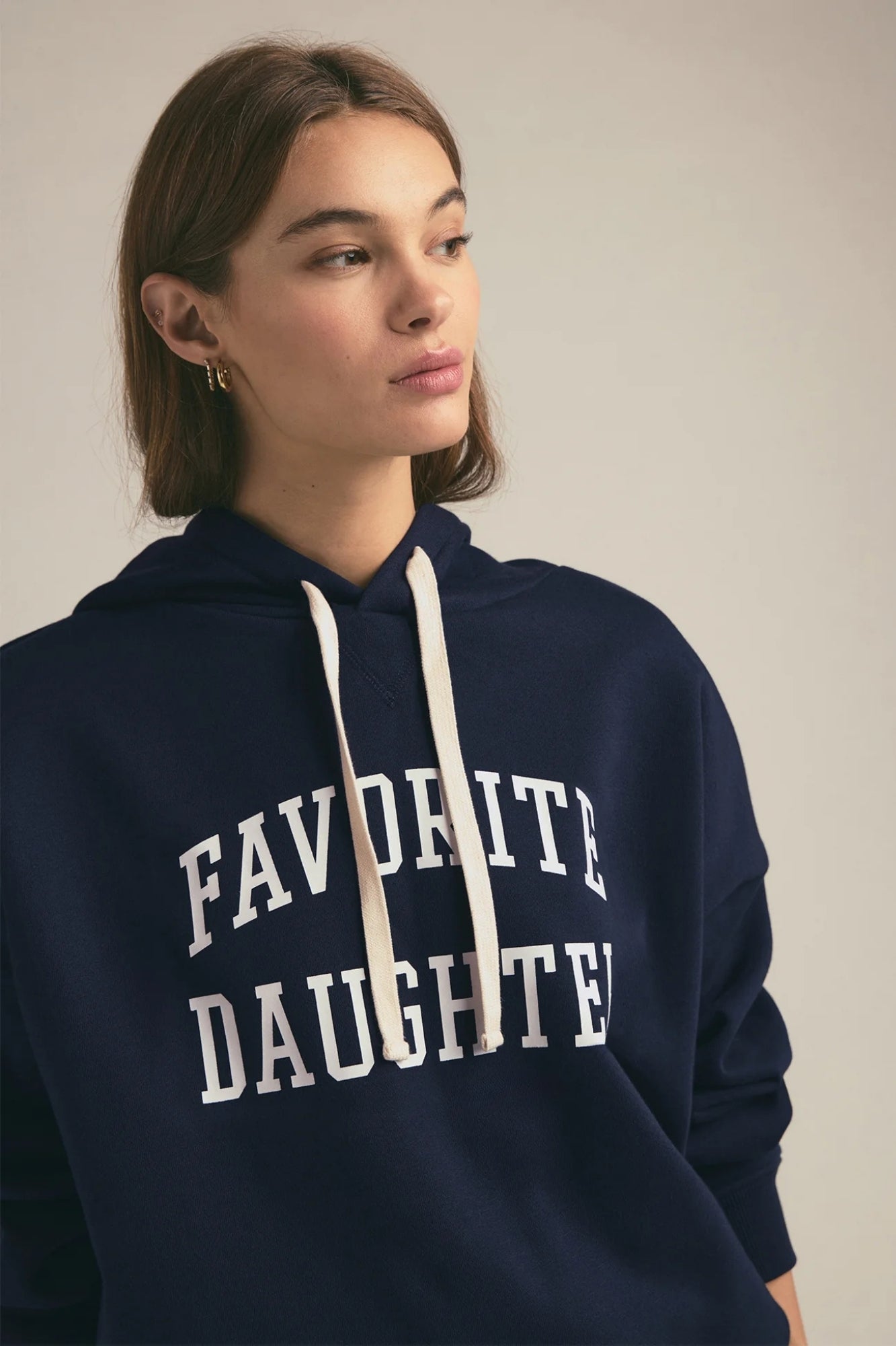 THE COLLEAGIATE NAVY HOODIE