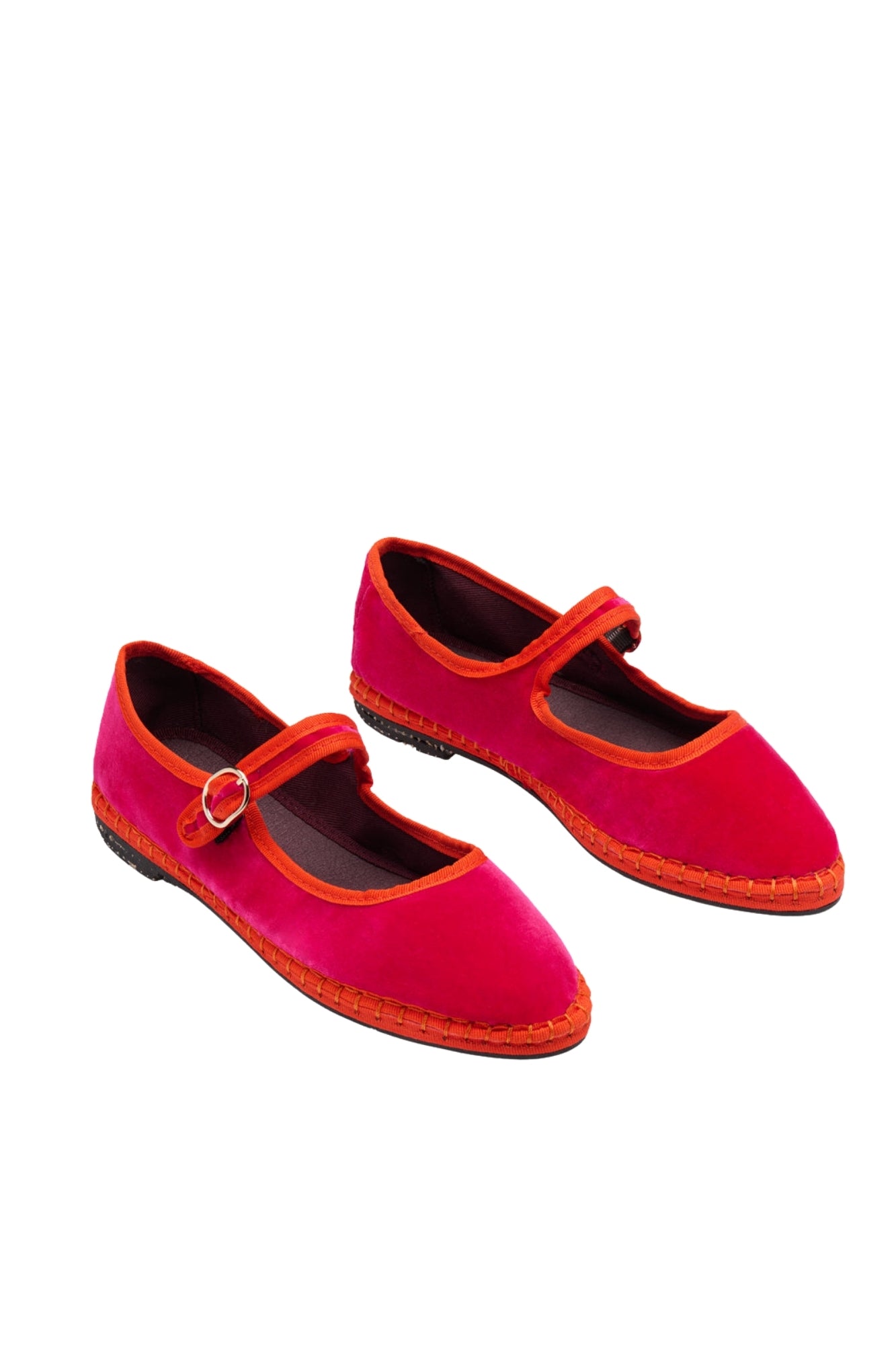 NANA MARY JANE FUCSIA VELVET