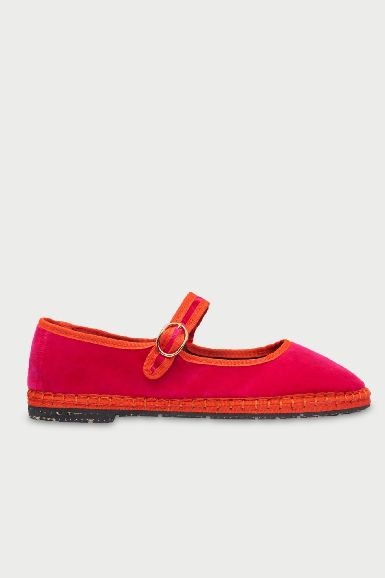 NANA MARY JANE FUCSIA VELVET