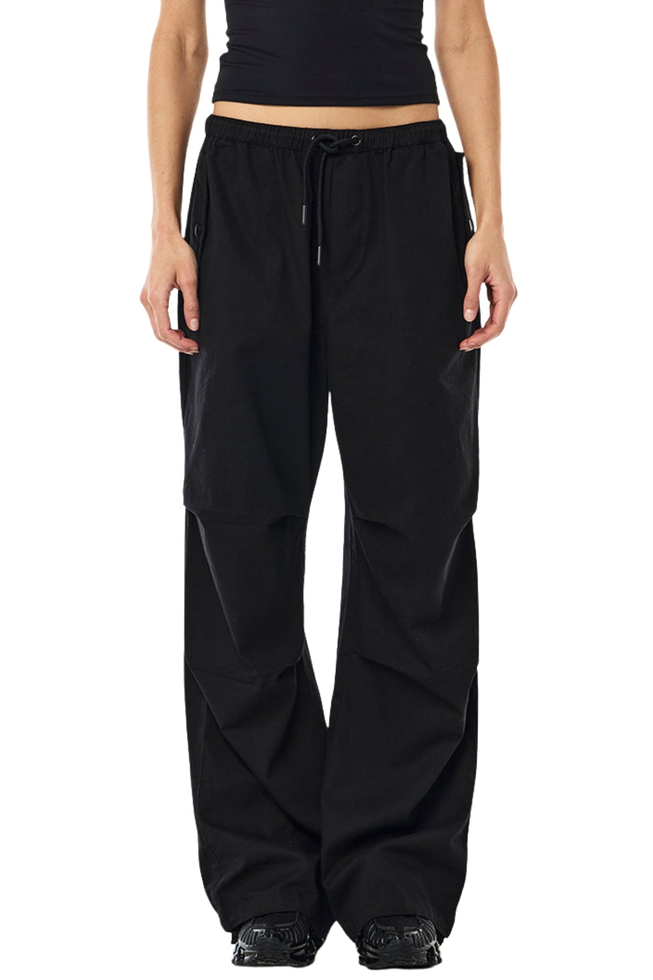 DISCOVERY BLACK COTTON PANT