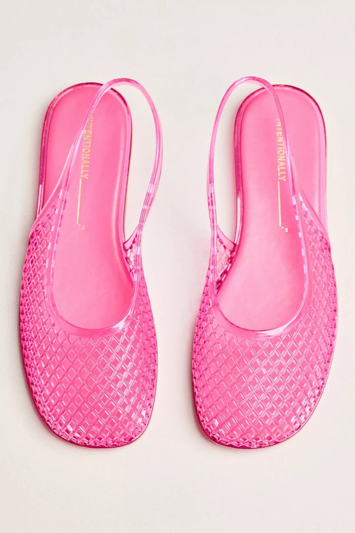 NESSA JELLY BALLET FLAT IN PINK