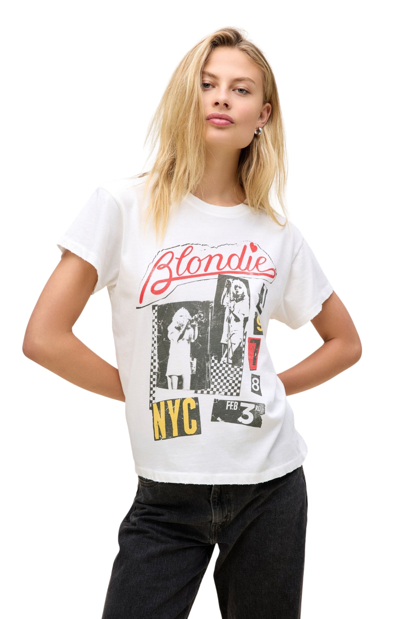 BLONDIE VALENTINE COLLAGE TOUR TEE