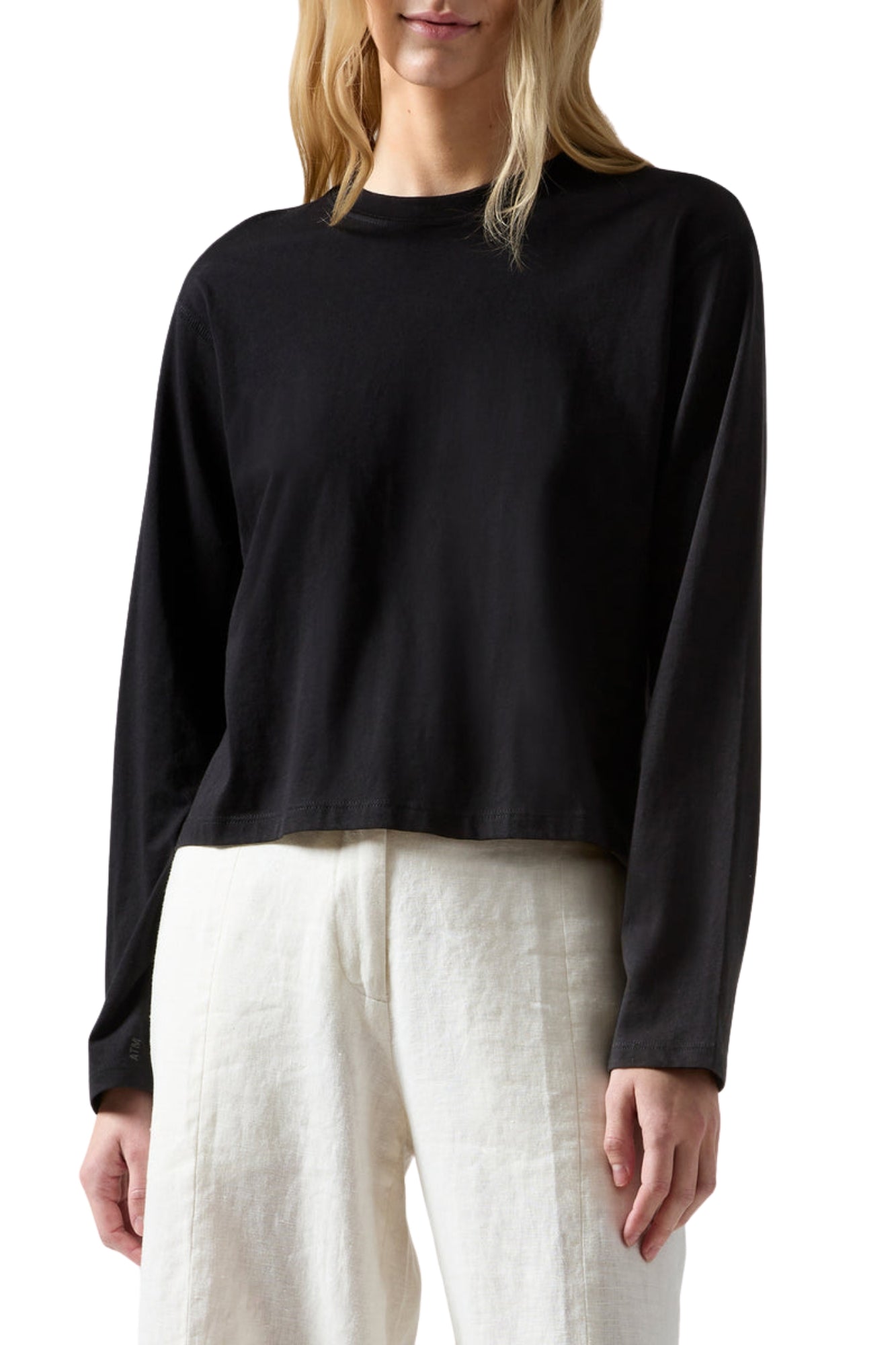 CLASSIC JERSEY LONG SLEEVE BLACK BOY TEE