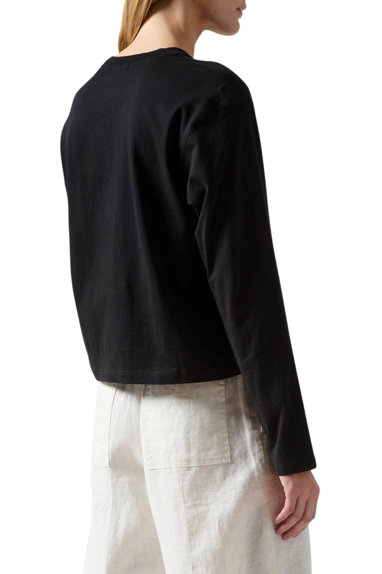 CLASSIC JERSEY LONG SLEEVE BLACK BOY TEE