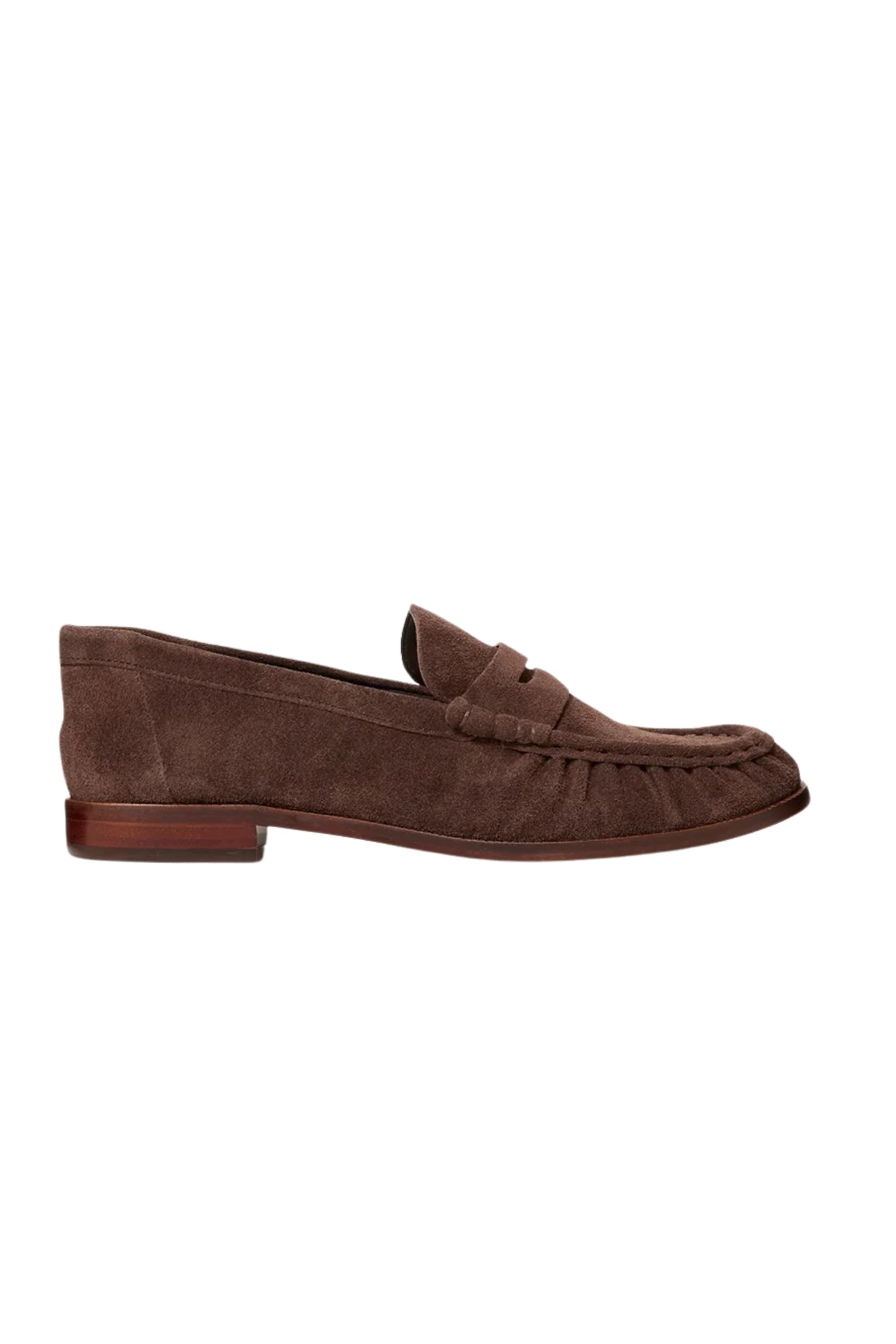 TYCHE SUEDE FLAT IN BROWN