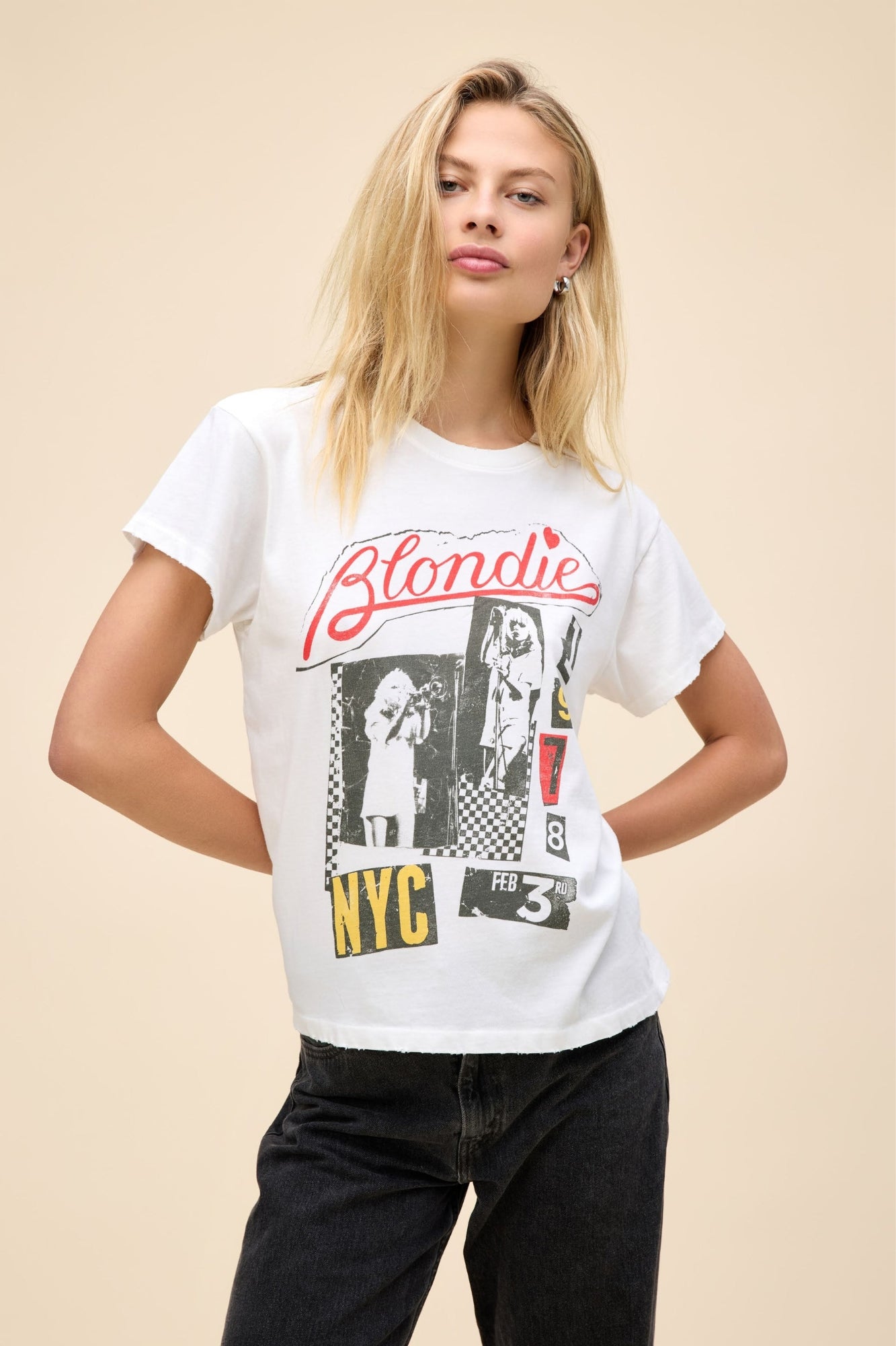 BLONDIE VALENTINE COLLAGE TOUR TEE