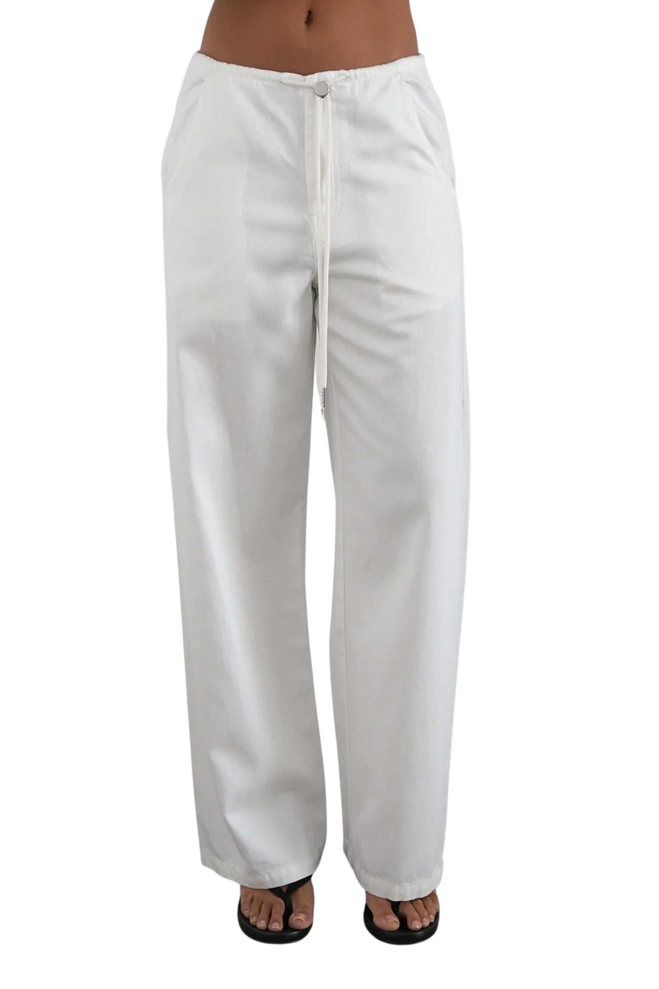 DUSTY SOFT DENIM PANT IN WHITE