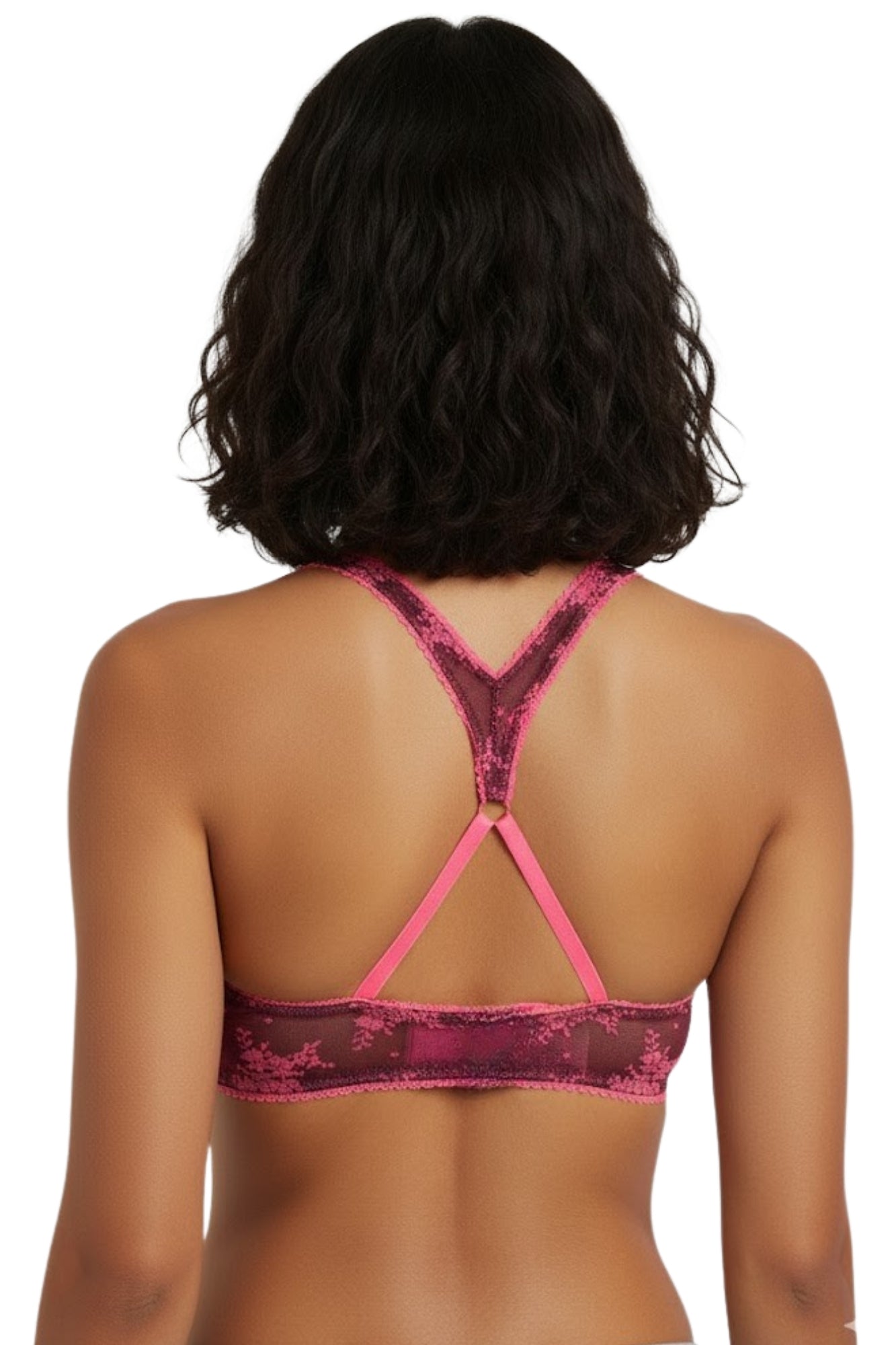 TALK ABOUT IT RACERBACK ZINFADEL COMBO BRALETTE