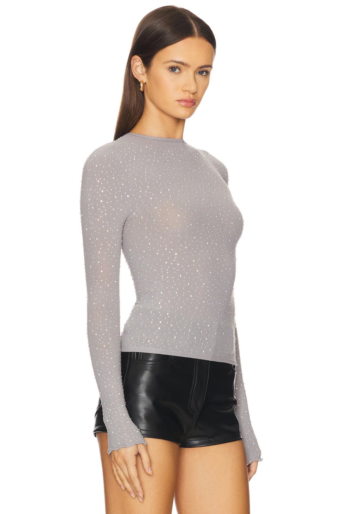 NIGHT SKY LON SLEEVE SILVER LINING