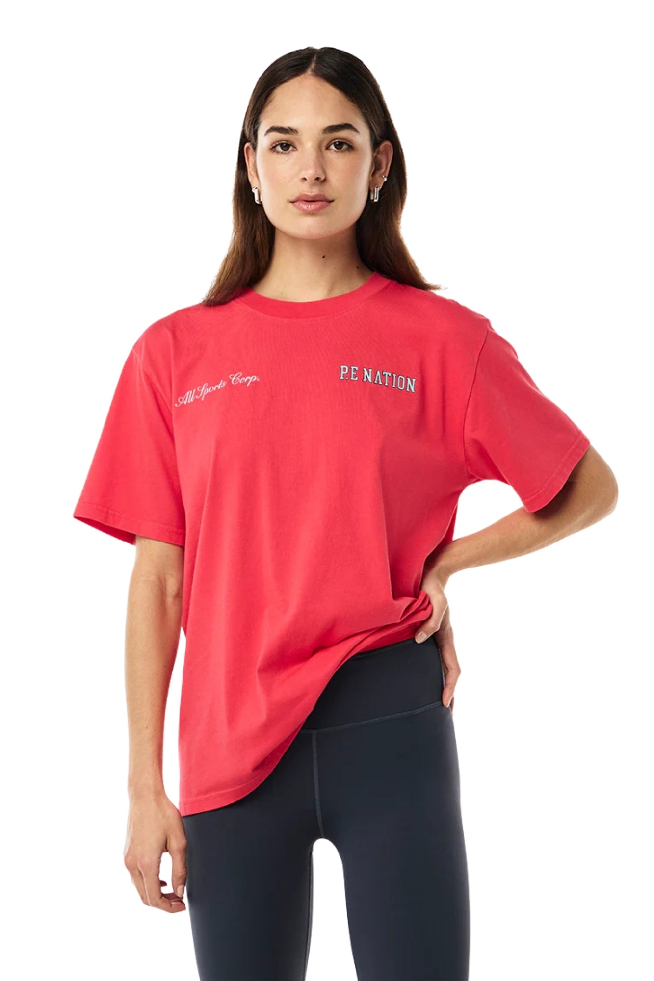 SLATE WASHED STRAWBERRY TEE