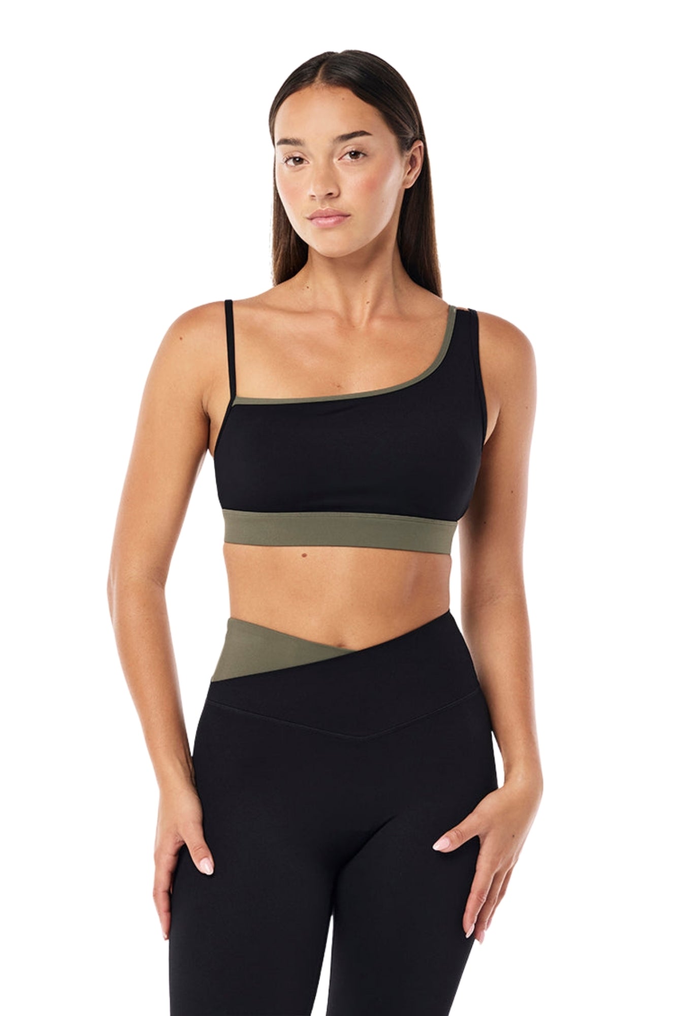 CHELSEA BLACK SPORTS BRA