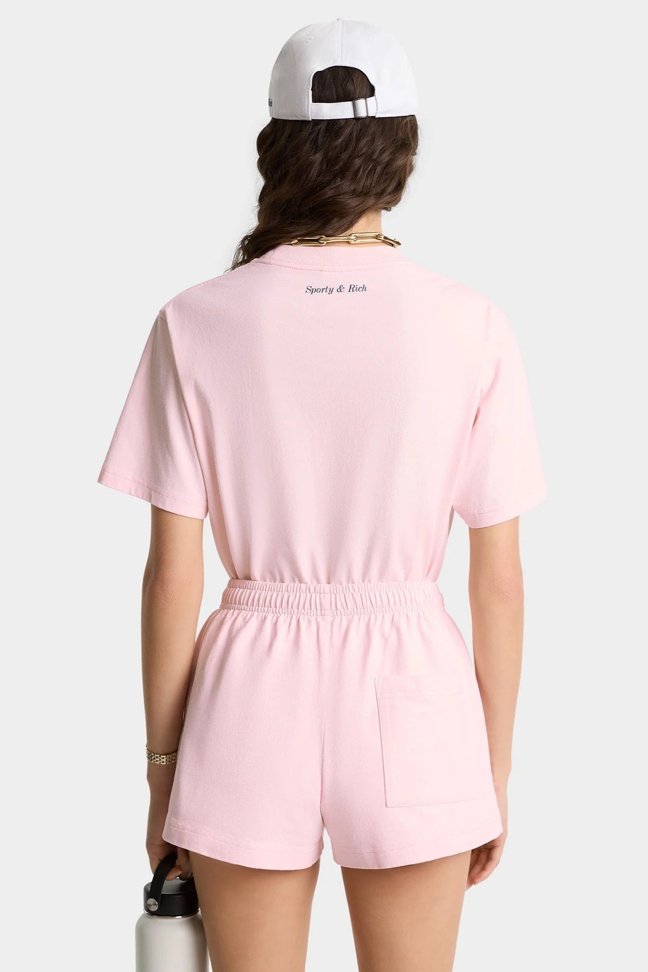 EDEN CREST PINK AND NAVY DISCO SHORT