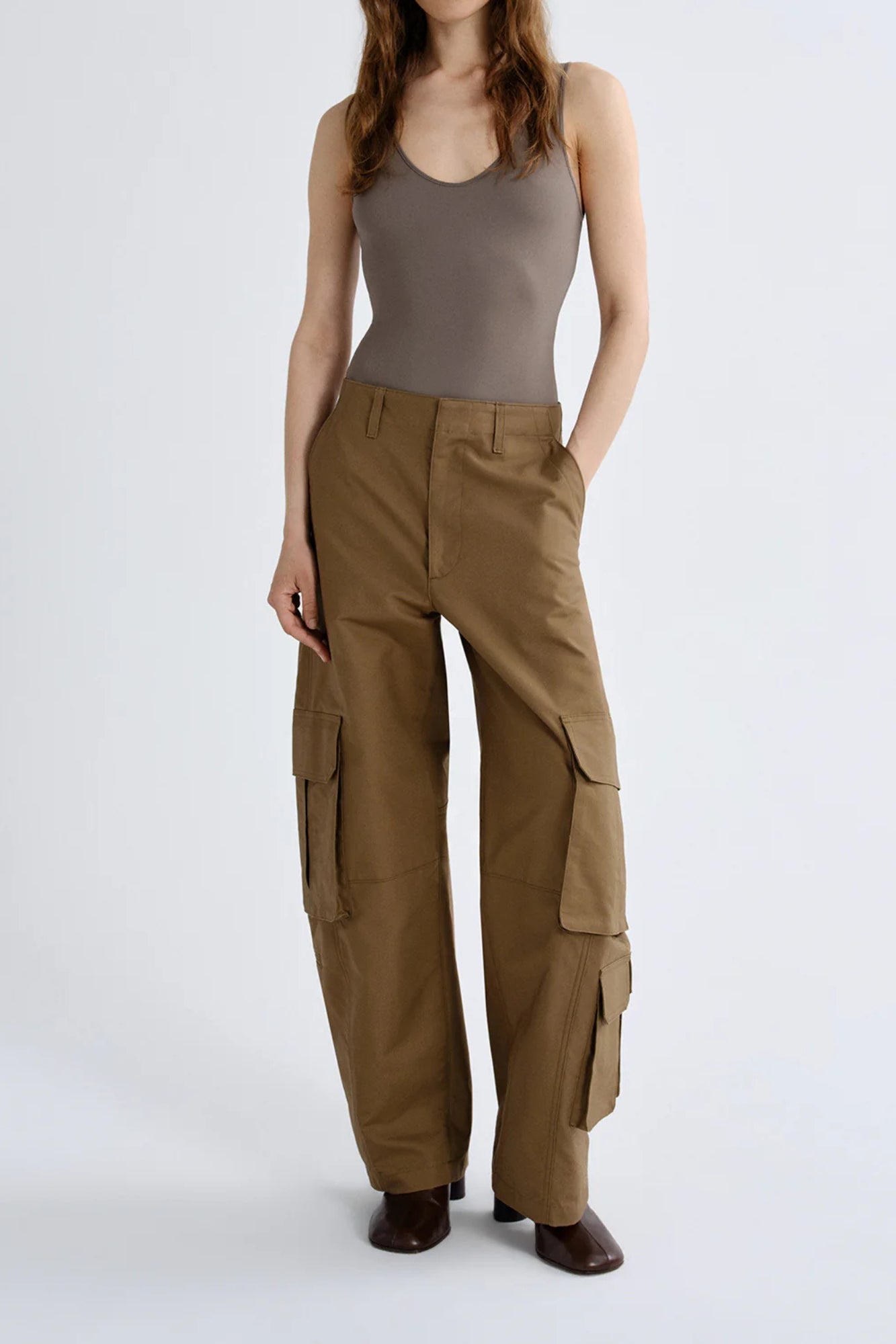 TORA BODYSUIT IN MINK