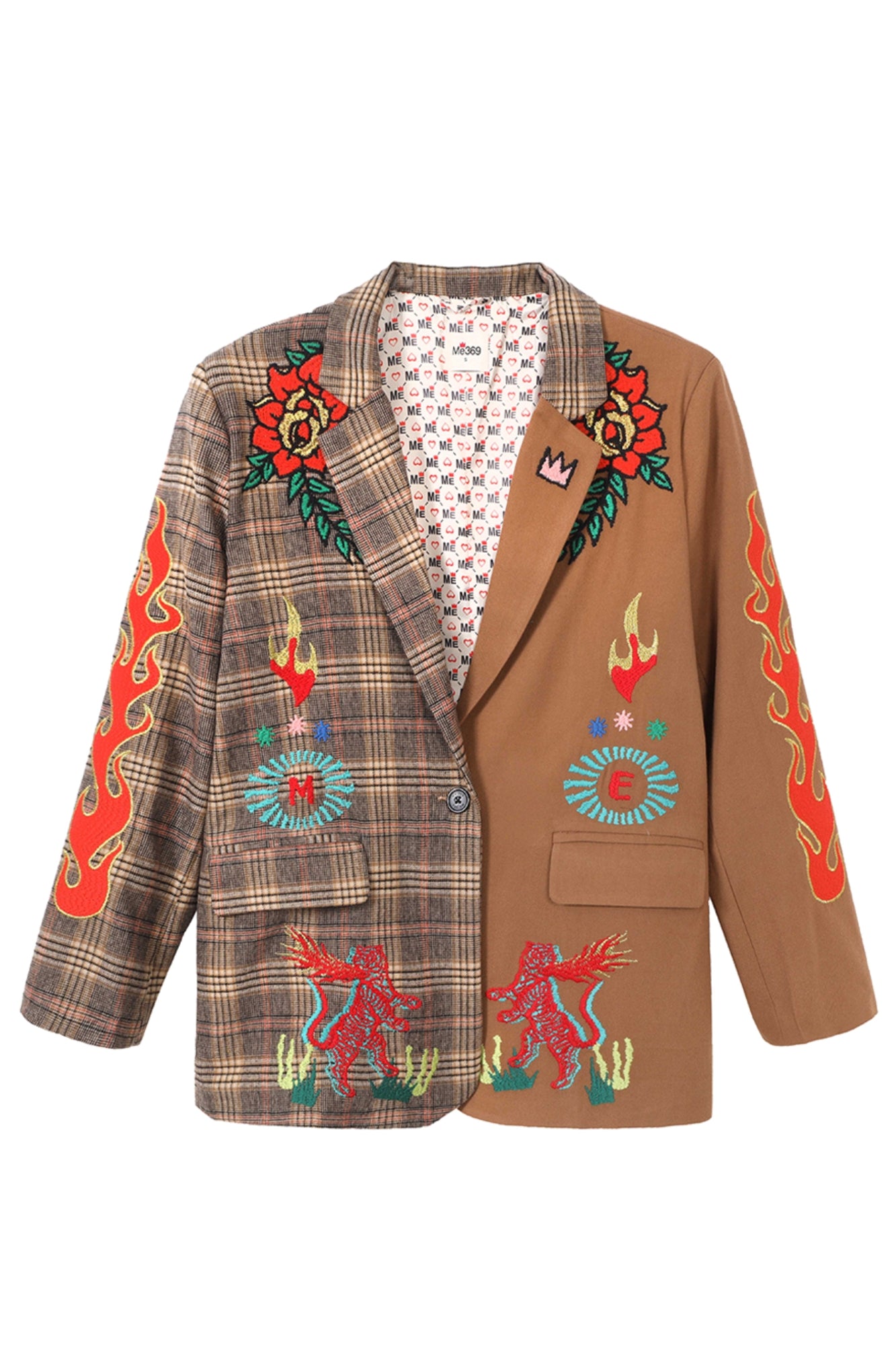 MORGAN SAND CHECKS JACKET