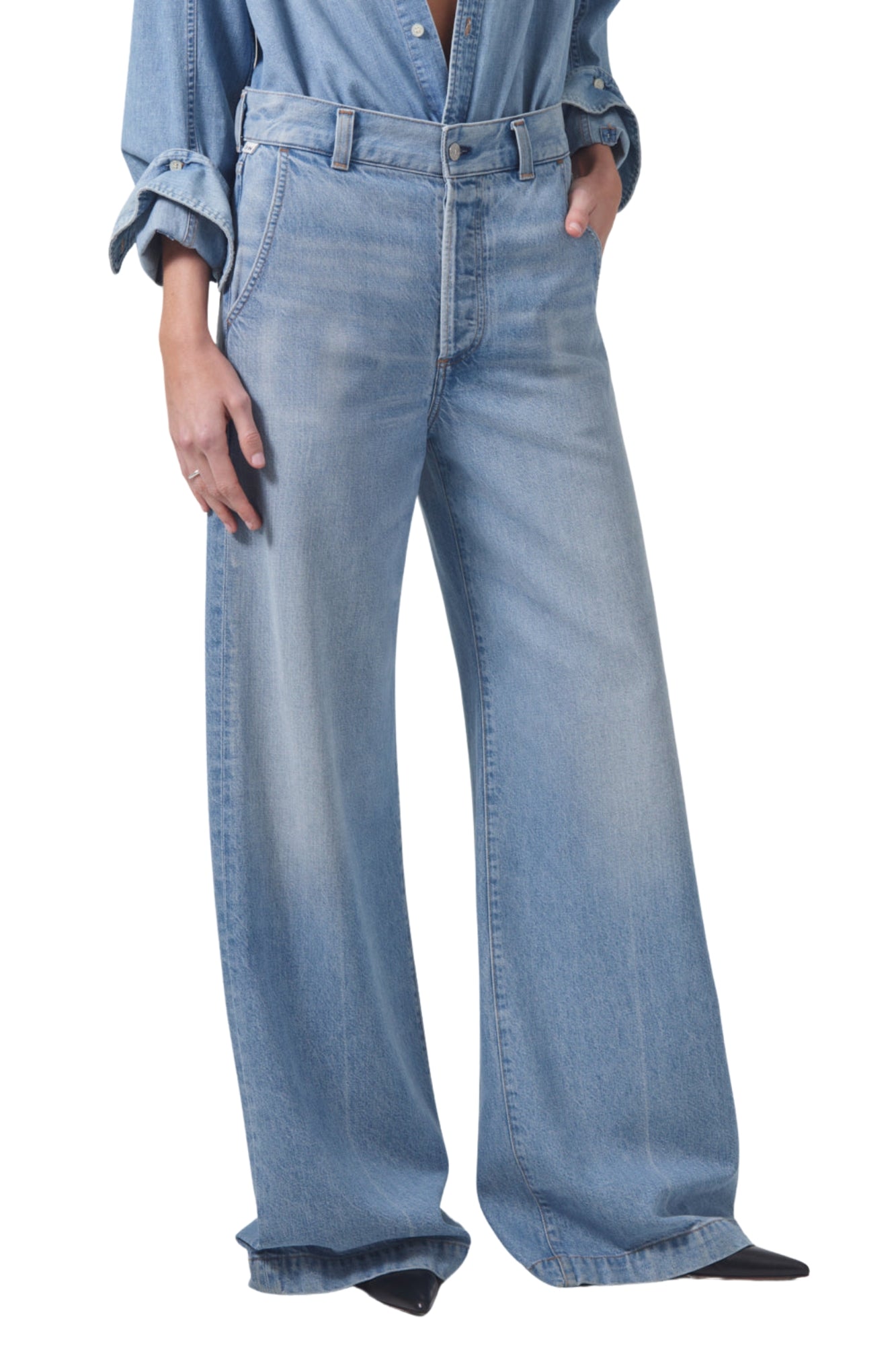 BEVERLY TROUSER IN LUNE