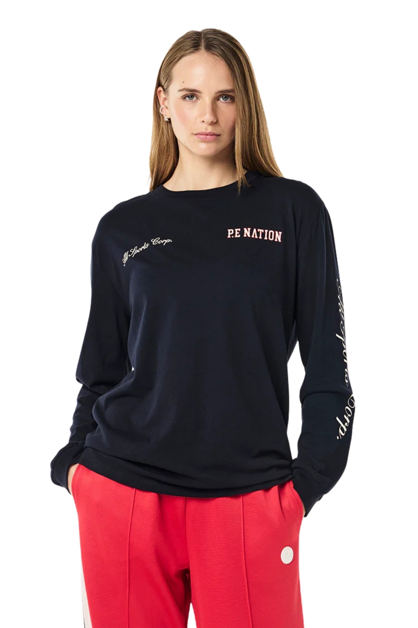 SURGE LONG SLEEVE DARK SAPPPIRE TEE