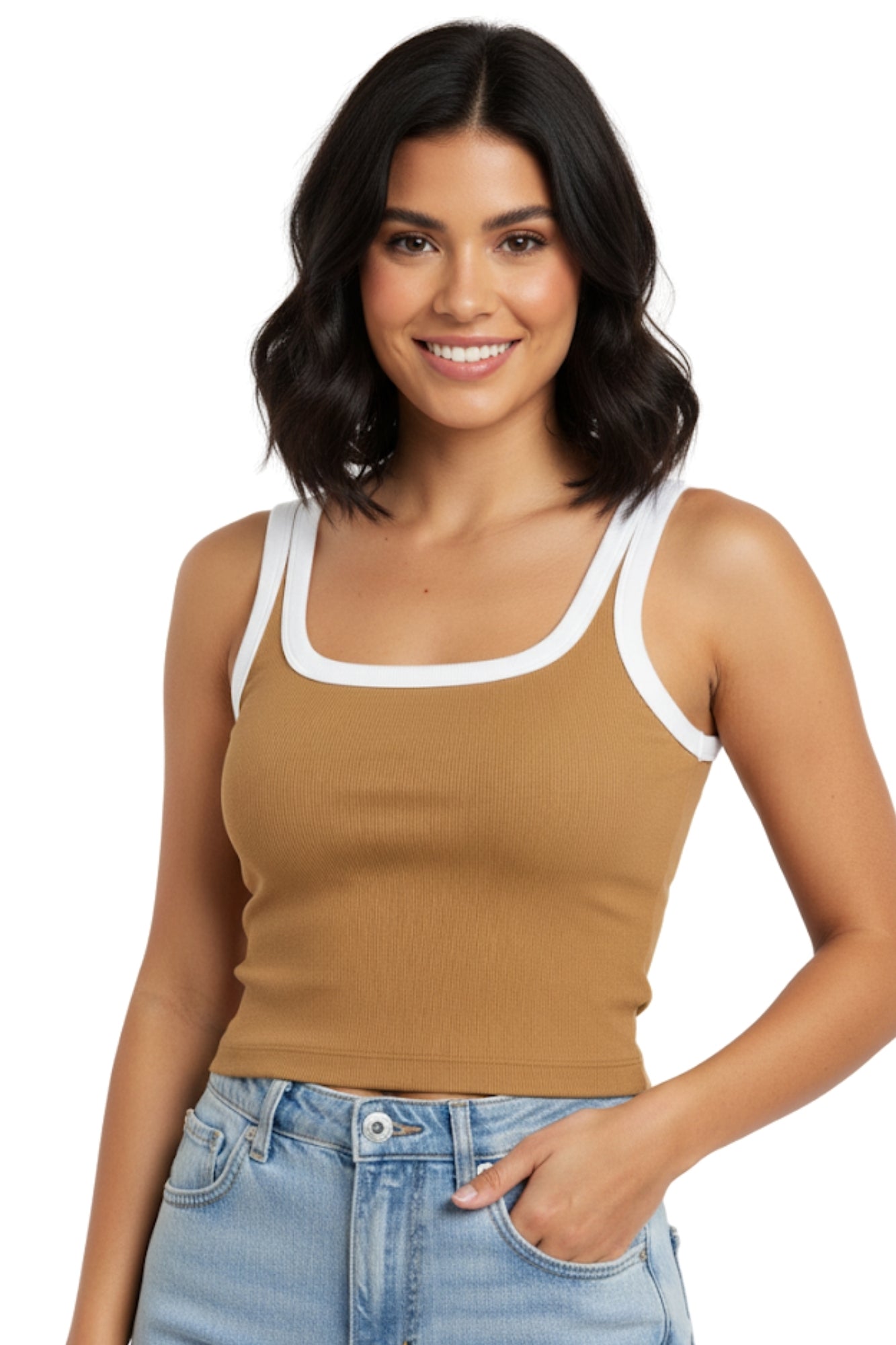 CARAMEL TANK TOP