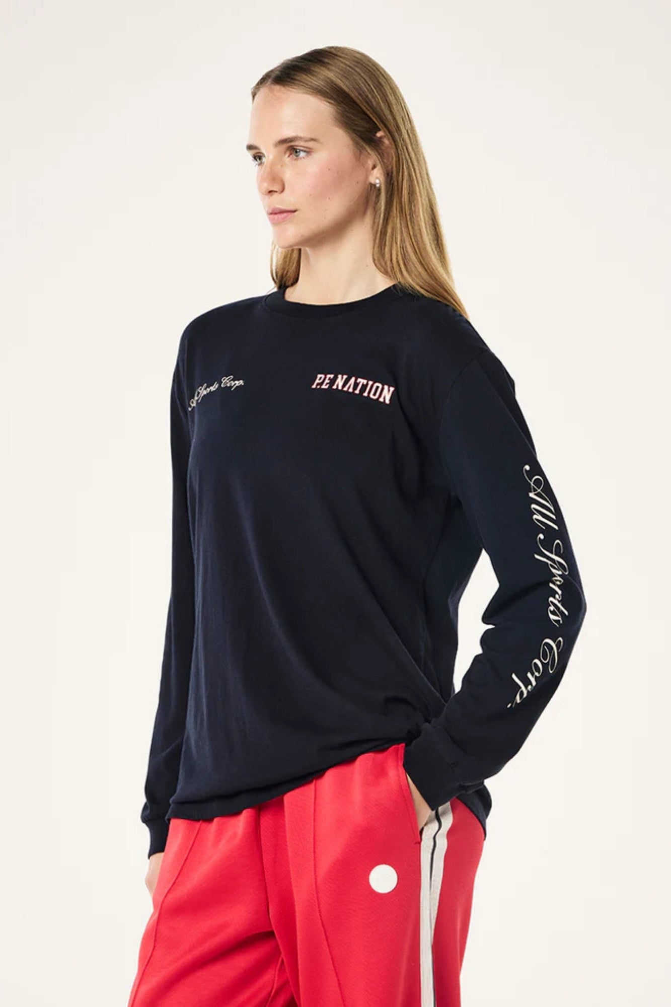 SURGE LONG SLEEVE DARK SAPPPIRE TEE