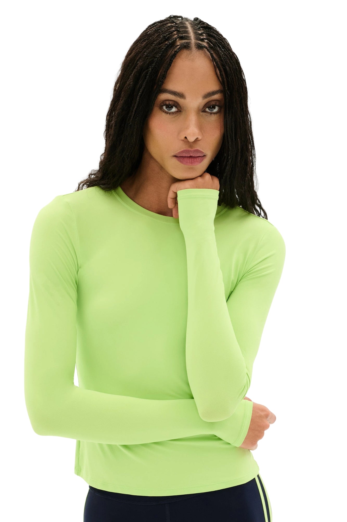 AIRWEIGHT LITE LONG SLEEVE WAIST LENGTH IN LIMEADE