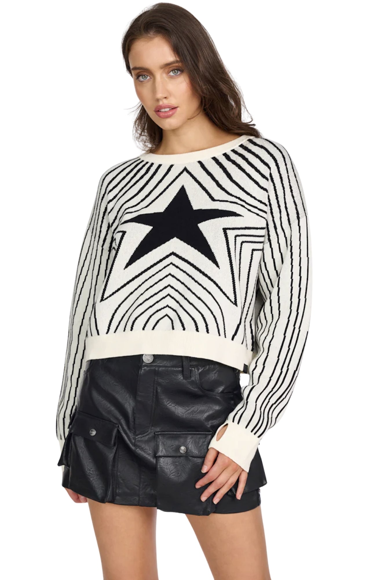 STAR GAZING KNITTED SWETAER