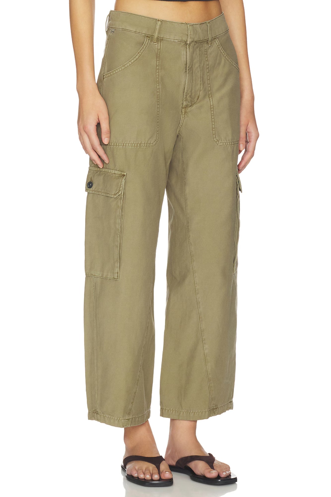 THASSOS TWISTED SEAM UTILITY PANT IN BEZAL