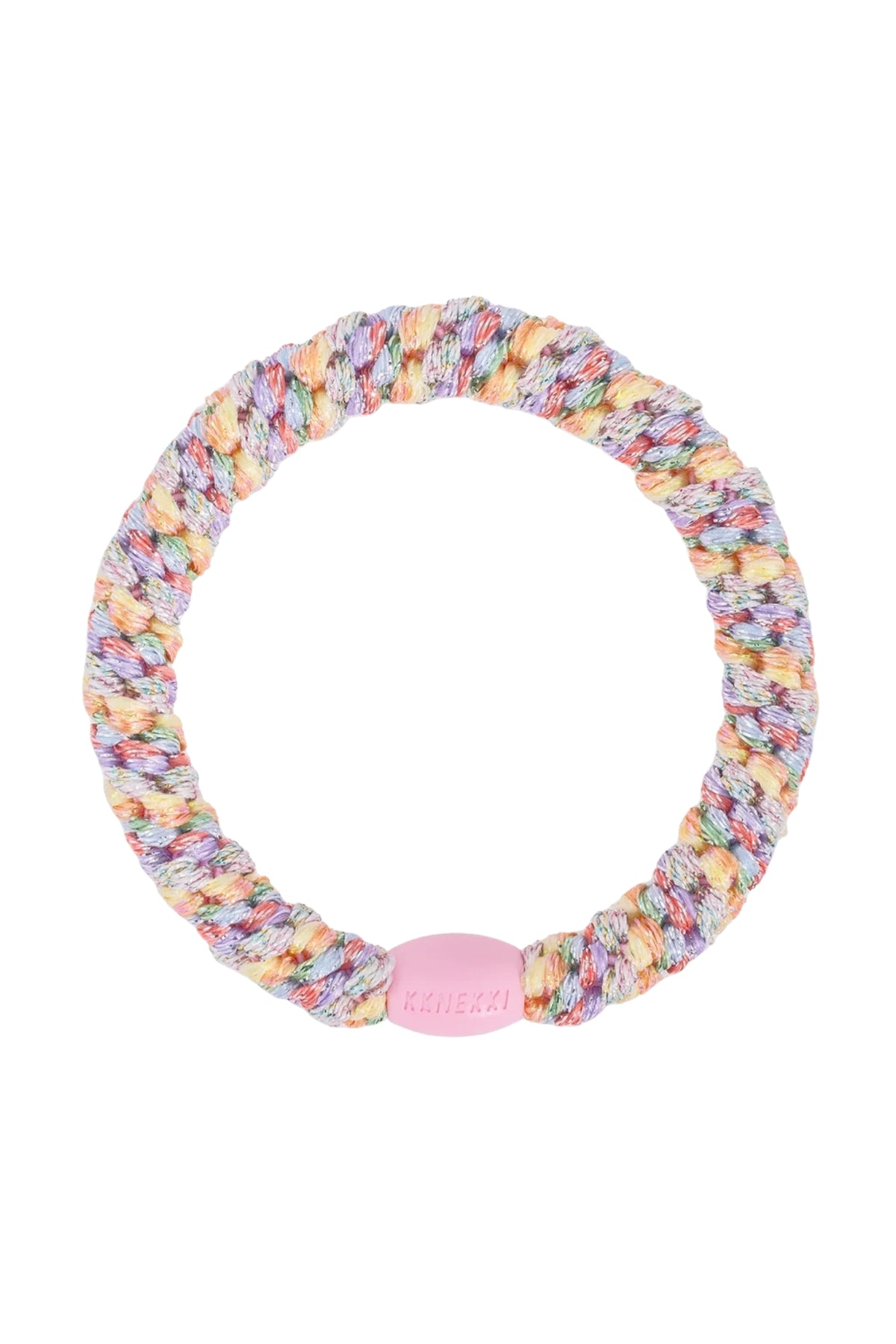 PASTEL CIRCUS GLITTER HAIR TIE