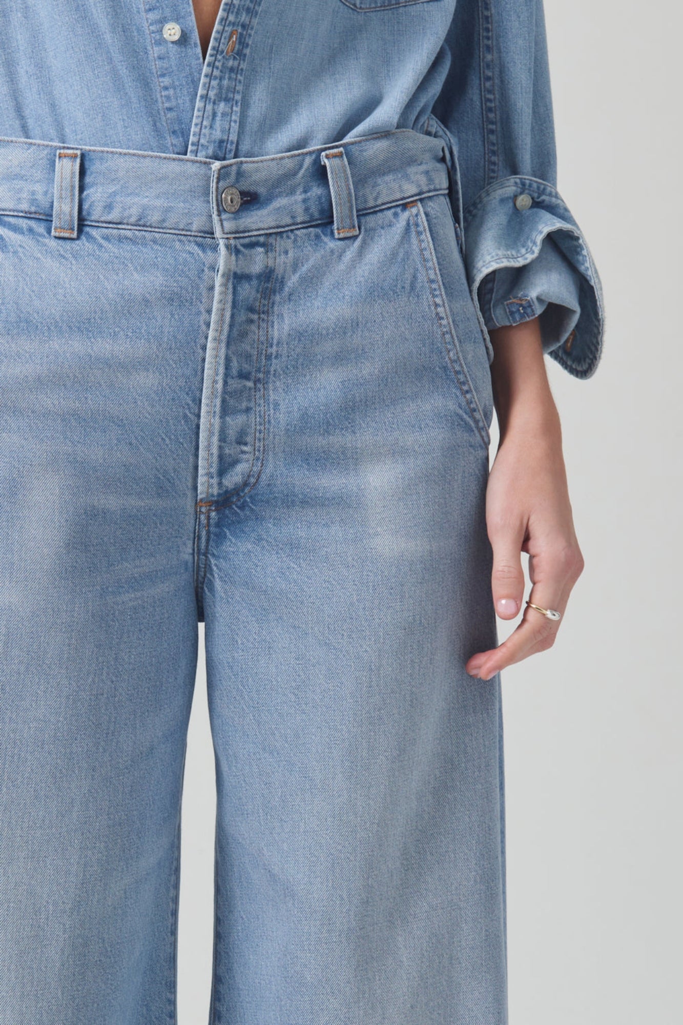 BEVERLY TROUSER IN LUNE