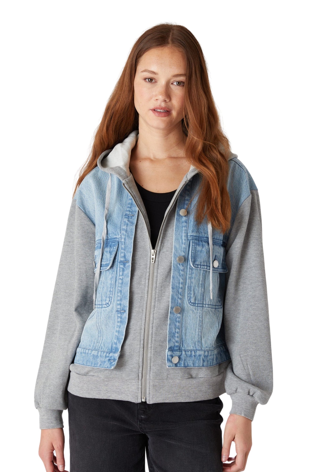 TOGETHER AGAIN INDIGO JACKET