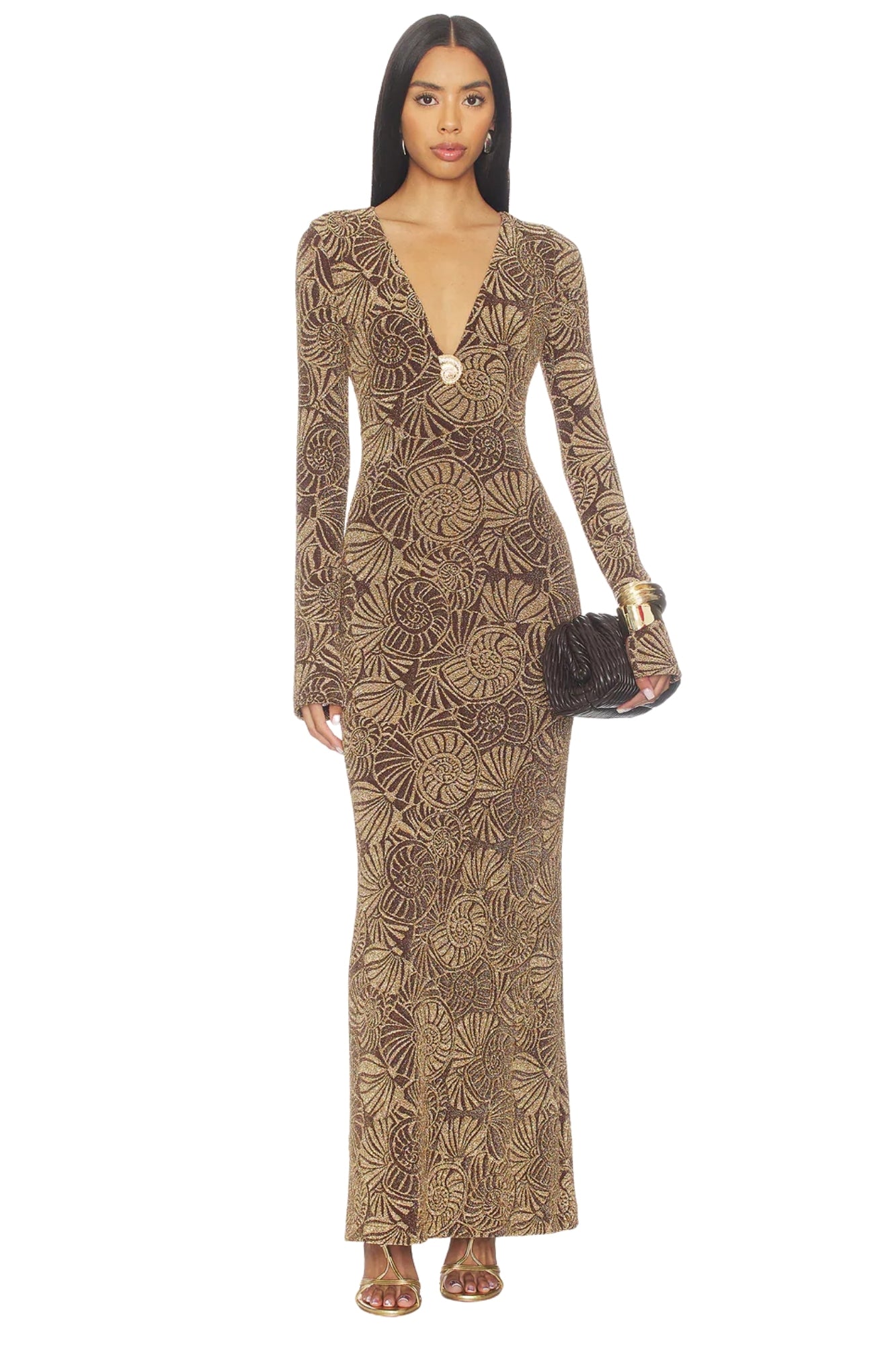 LOPEZ DRESS SHELL SPARKLE STRETCH