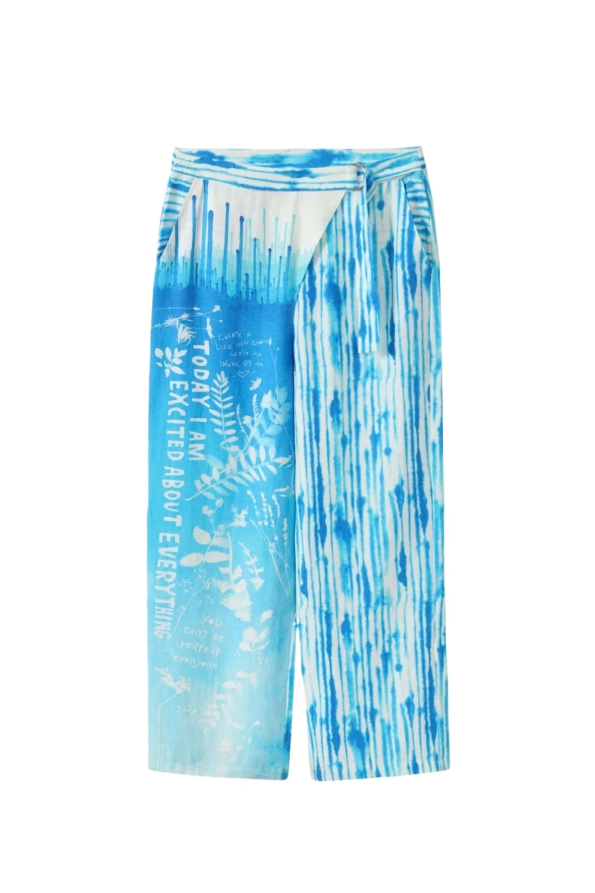 ELLEN WRAPPED PANTS INDGO