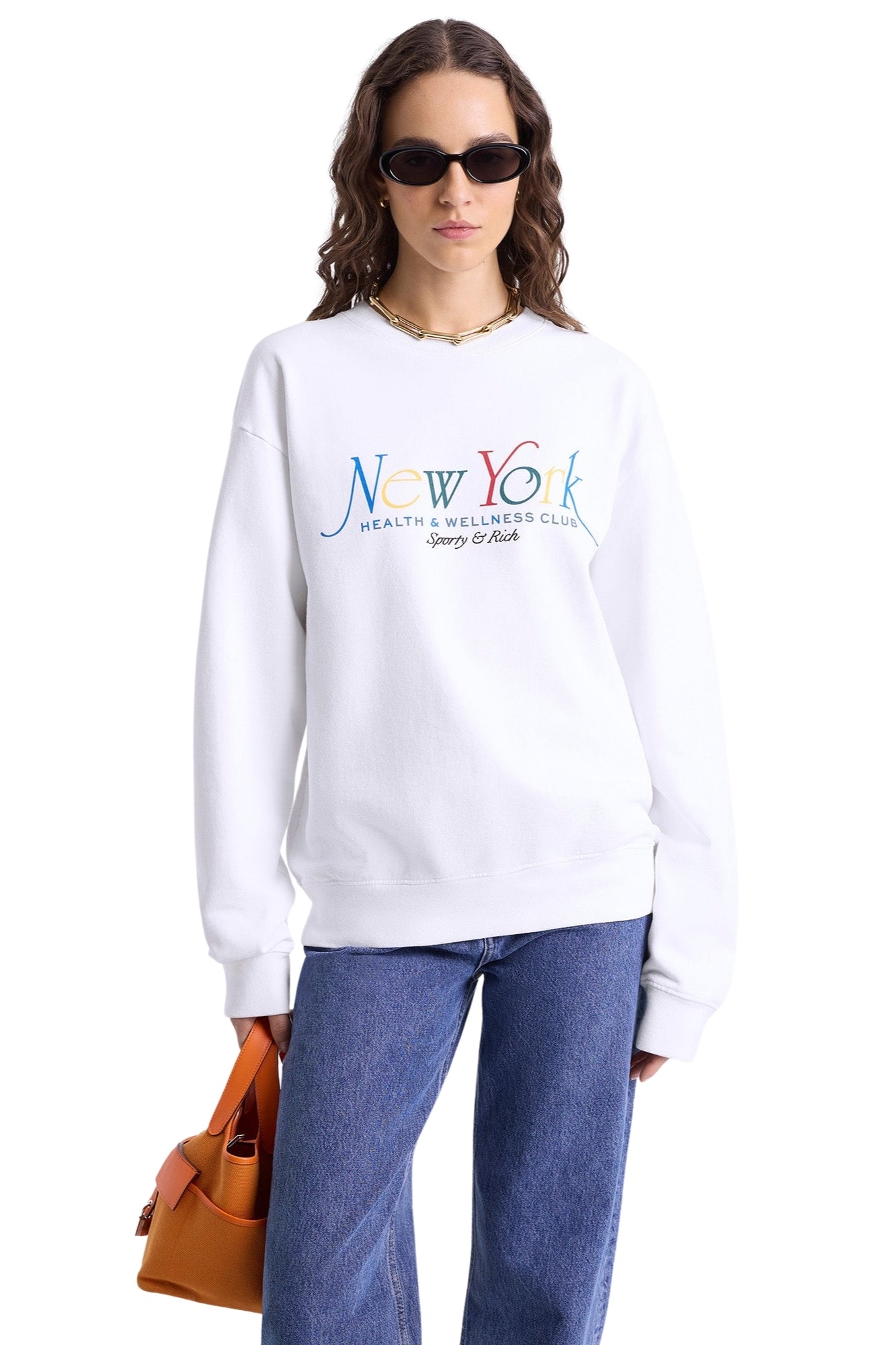 NY 94 WHITE CREWNECK