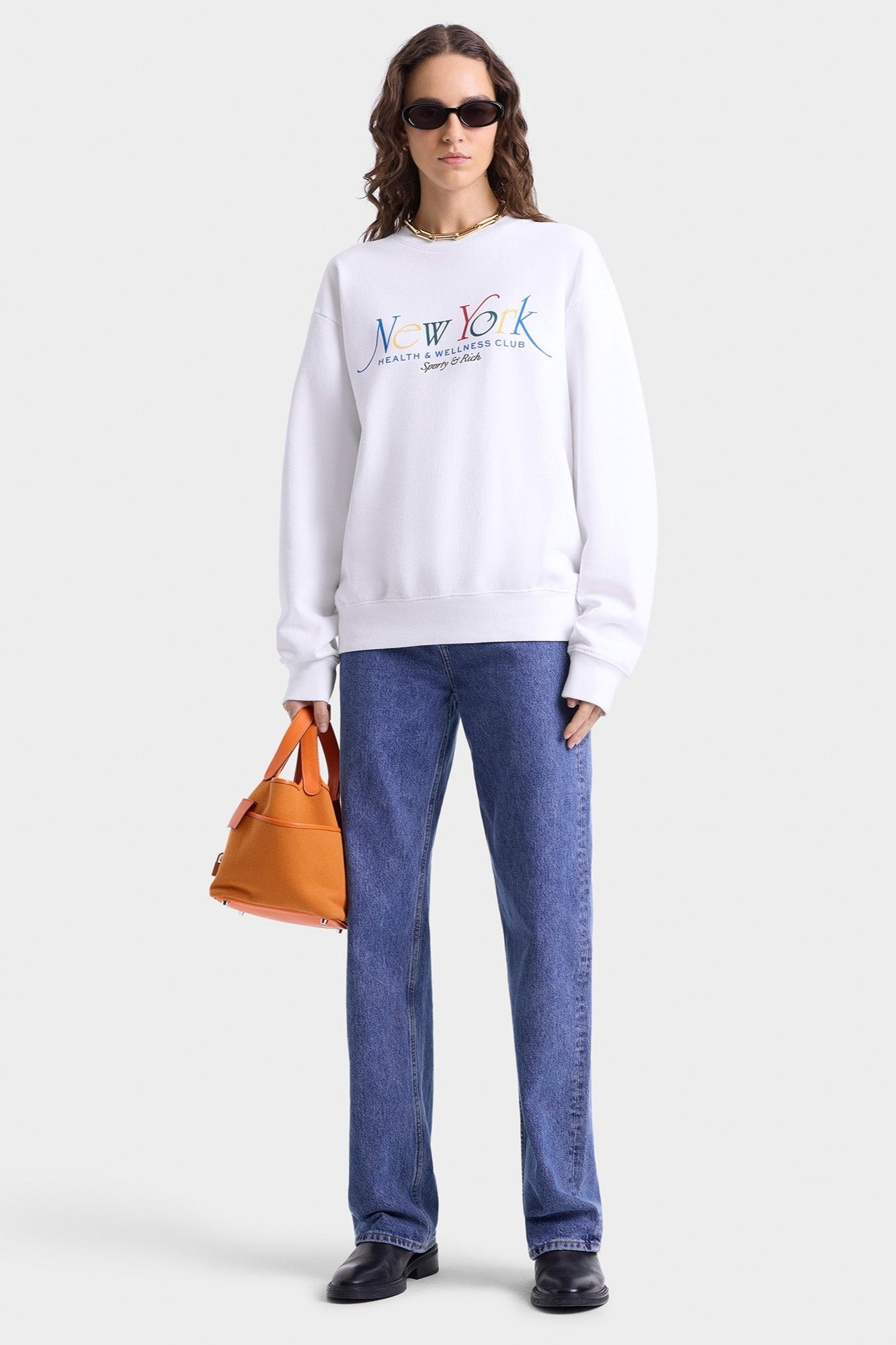 NY 94 WHITE CREWNECK